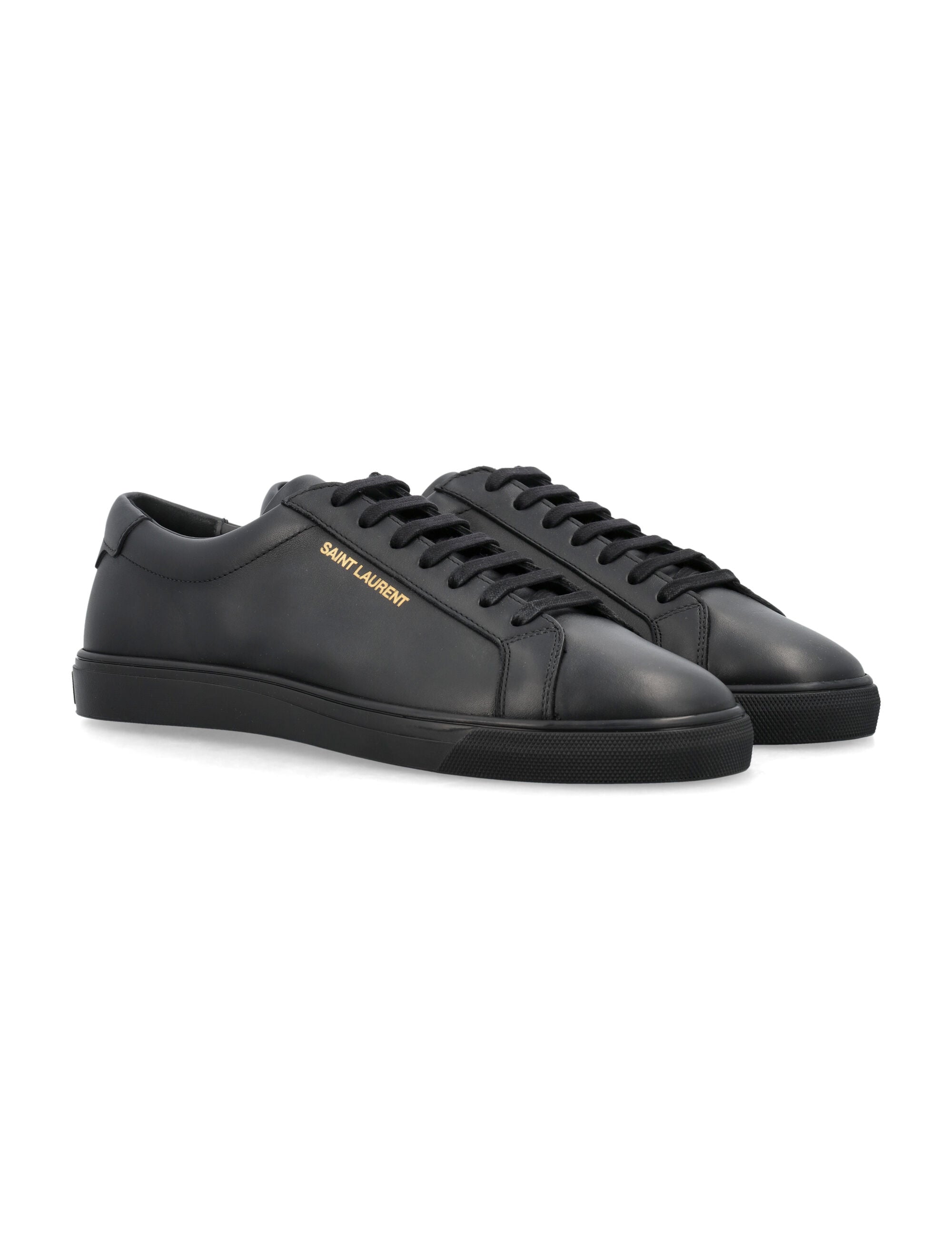 SAINT LAURENT Luxury Leather Lace-Up Sneakers for Men
