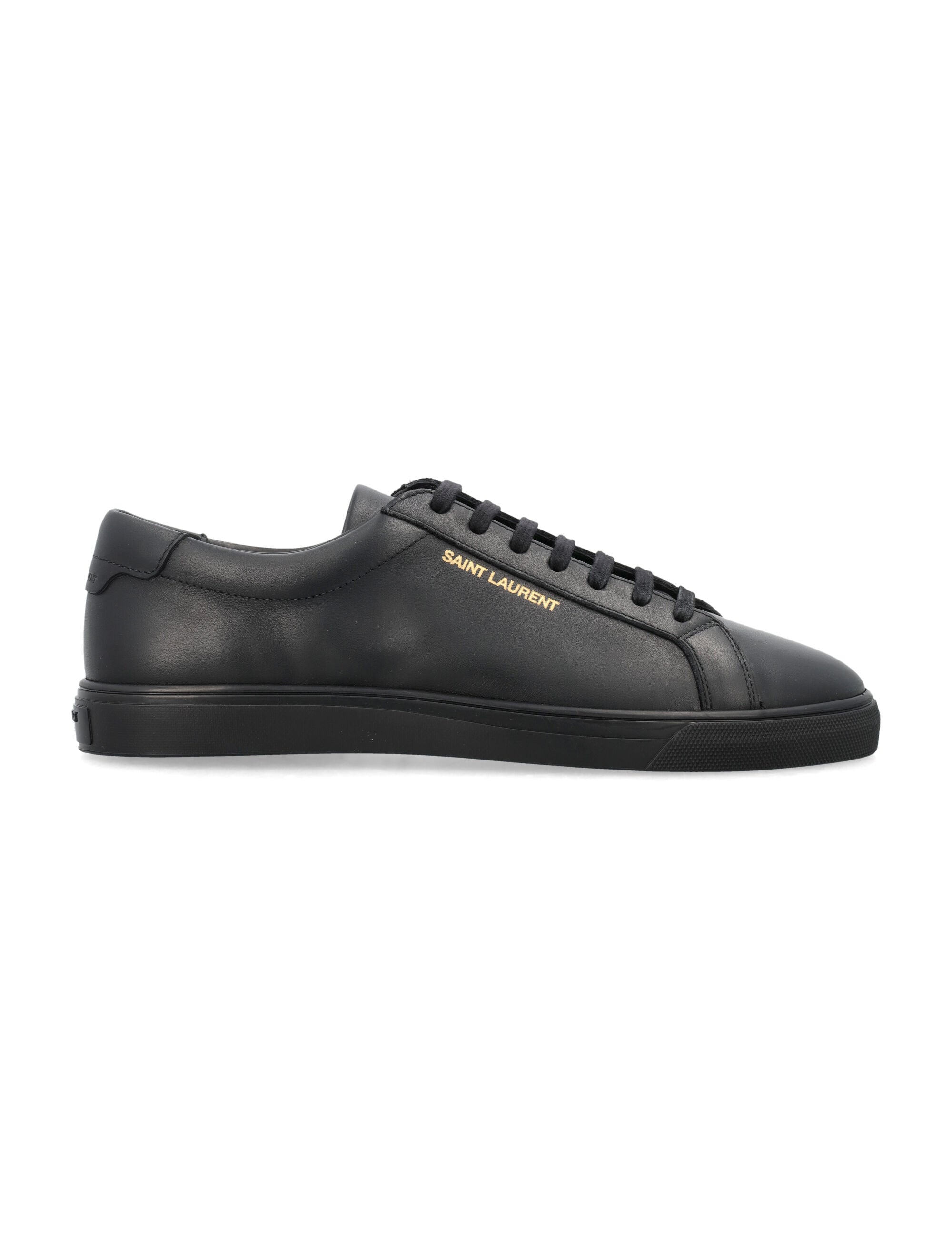 SAINT LAURENT Luxury Leather Lace-Up Sneakers for Men