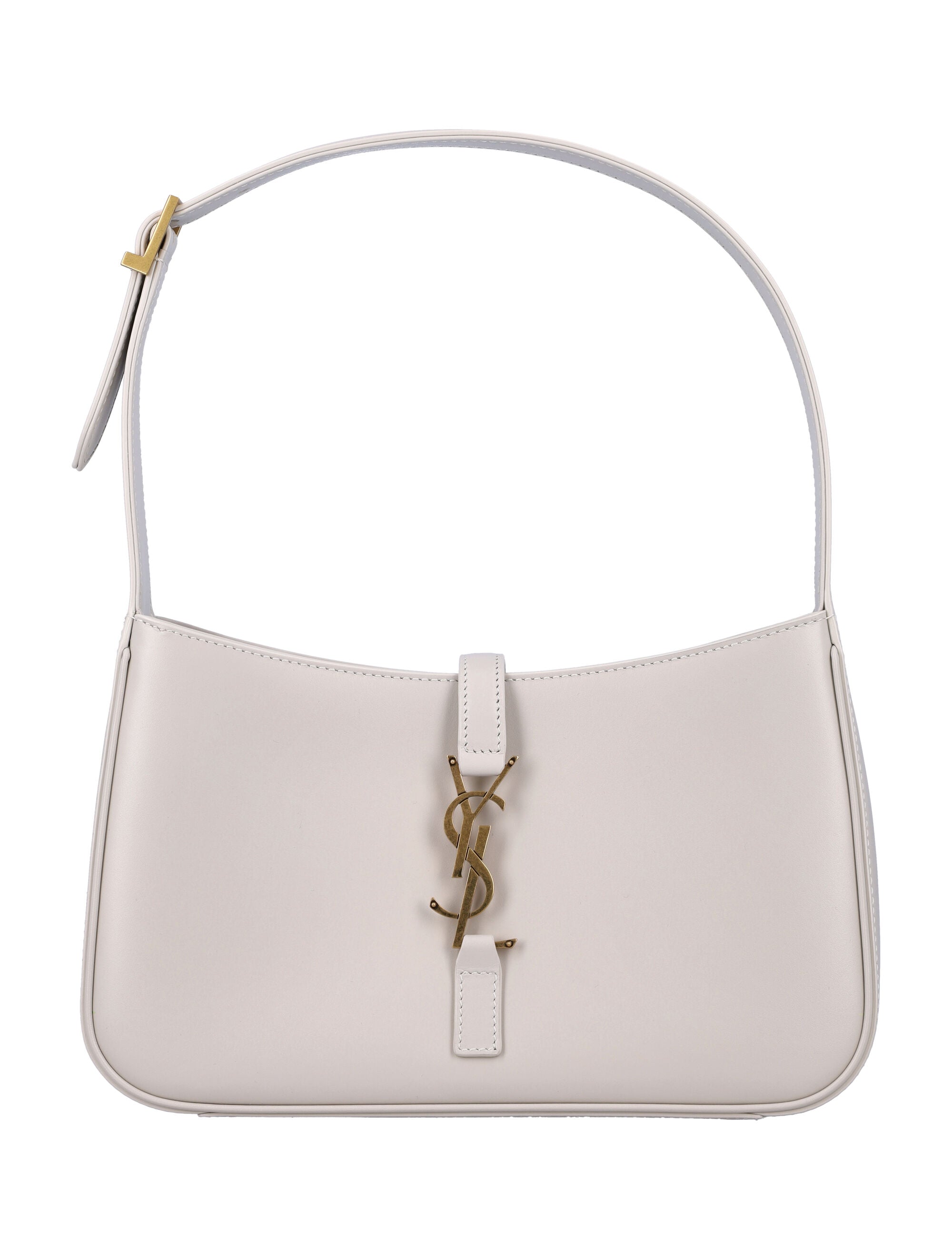 SAINT LAURENT Smooth Leather Mini Hobo Handbag