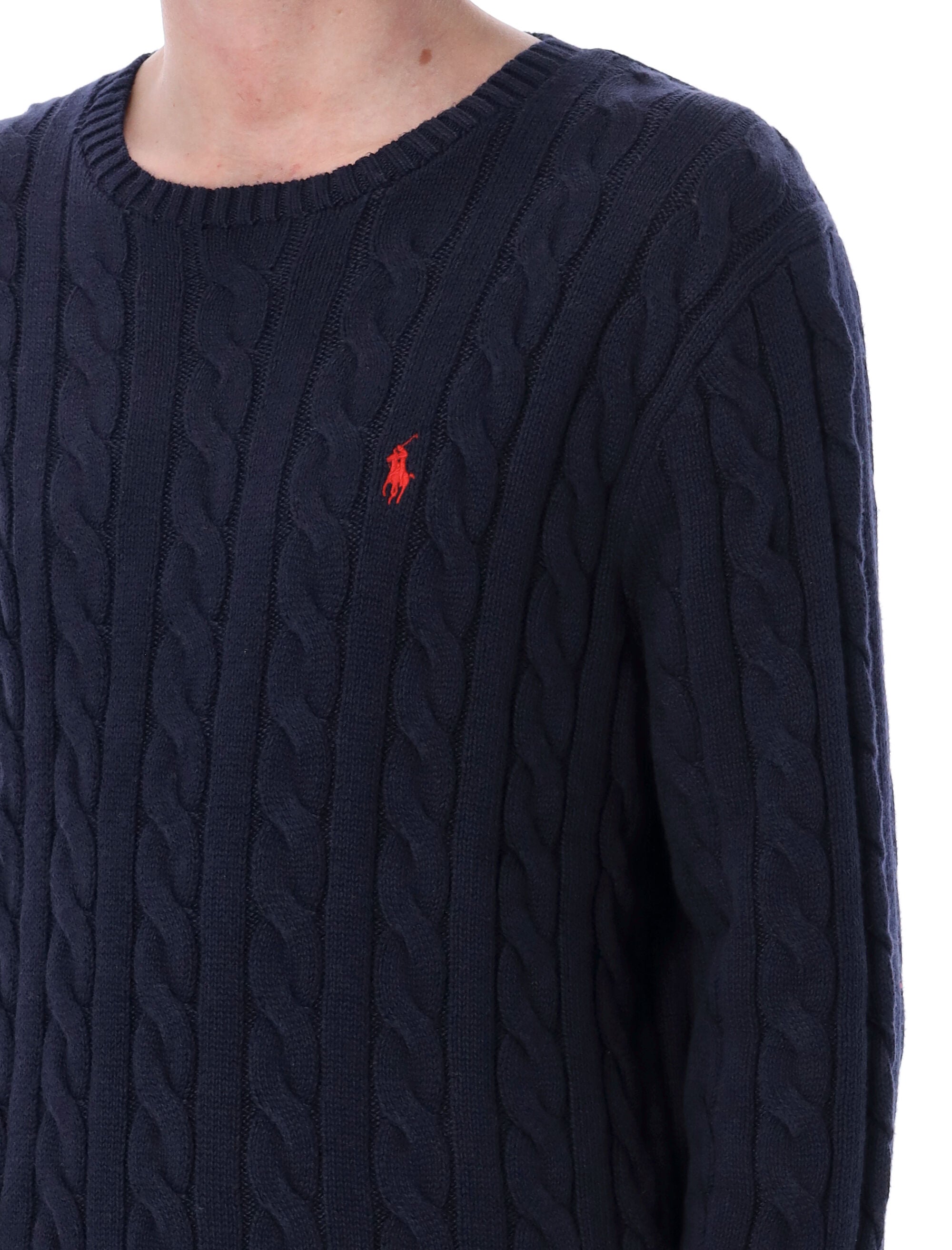 POLO RALPH LAUREN Cable Knit Sweater - Regular Fit, Long Sleeve