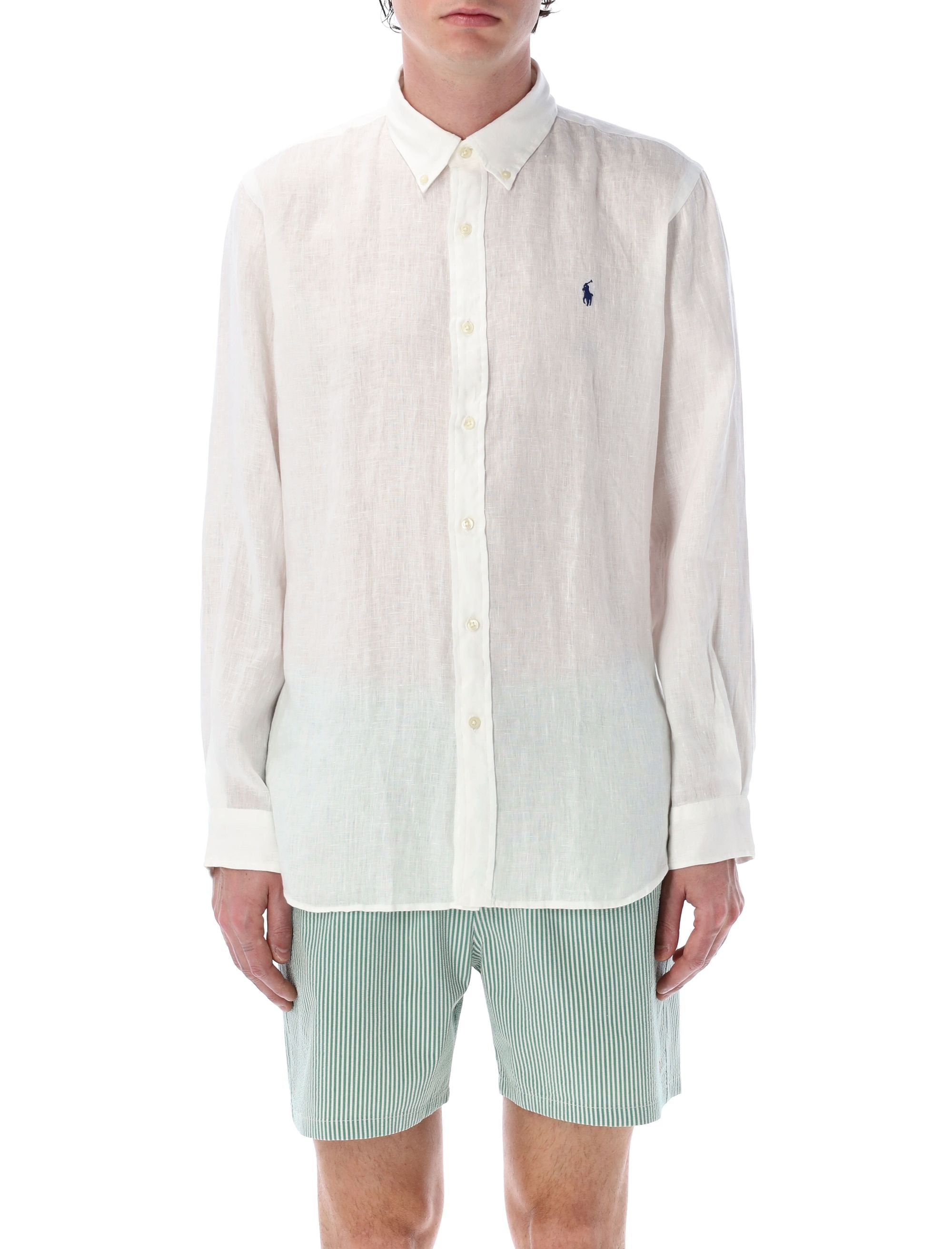 POLO RALPH LAUREN Men's Long Sleeve Linen Shirt