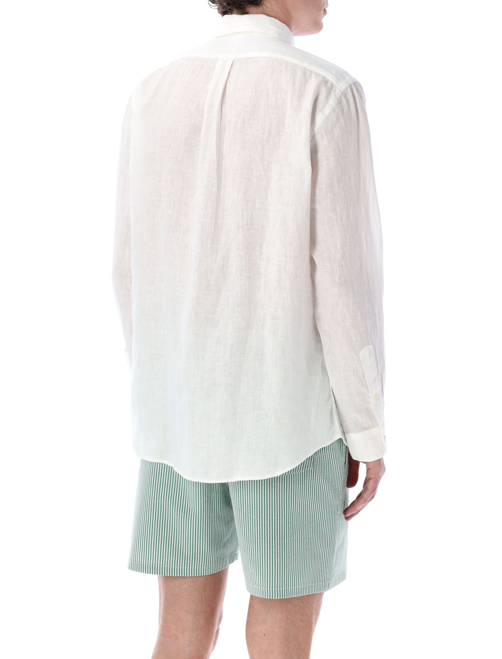 POLO RALPH LAUREN Men's Long Sleeve Linen Shirt