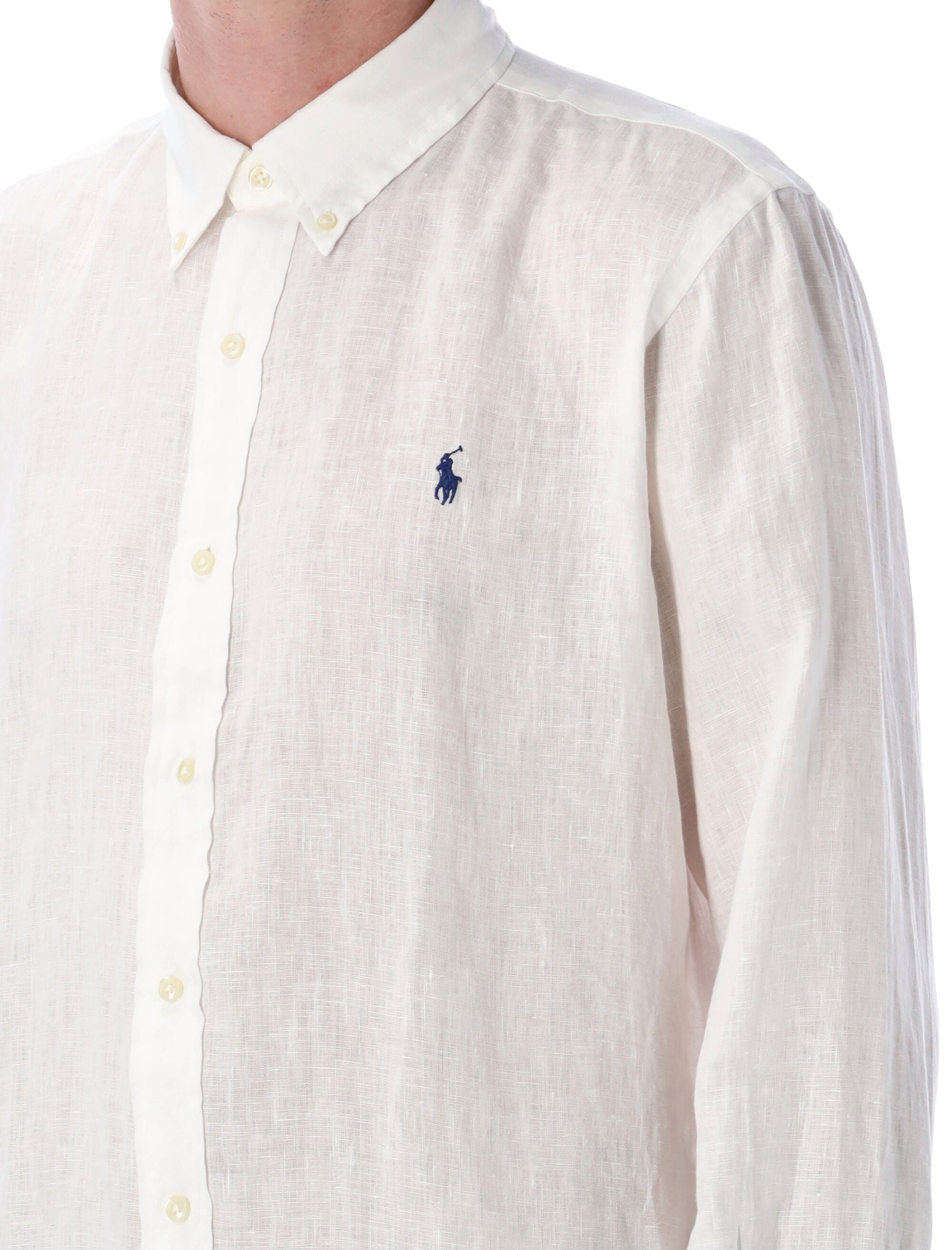 POLO RALPH LAUREN Men's Long Sleeve Linen Shirt