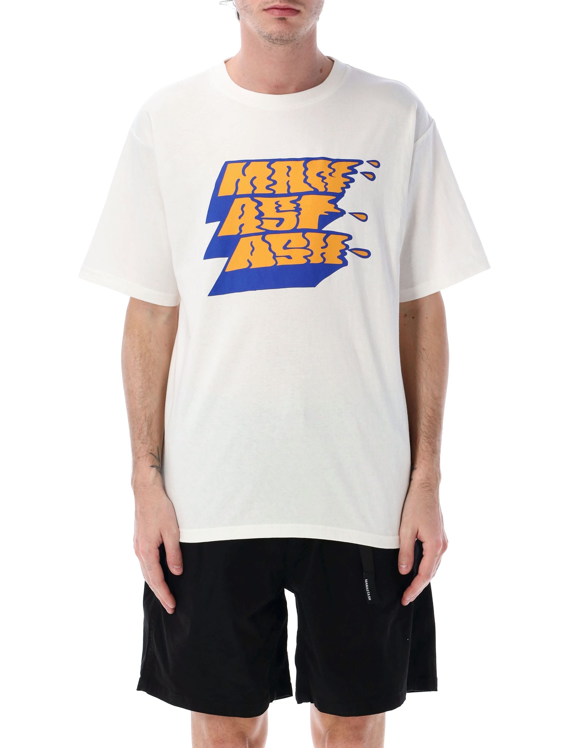 MANASTASH Sneeze Logo T-Shirt - Size L