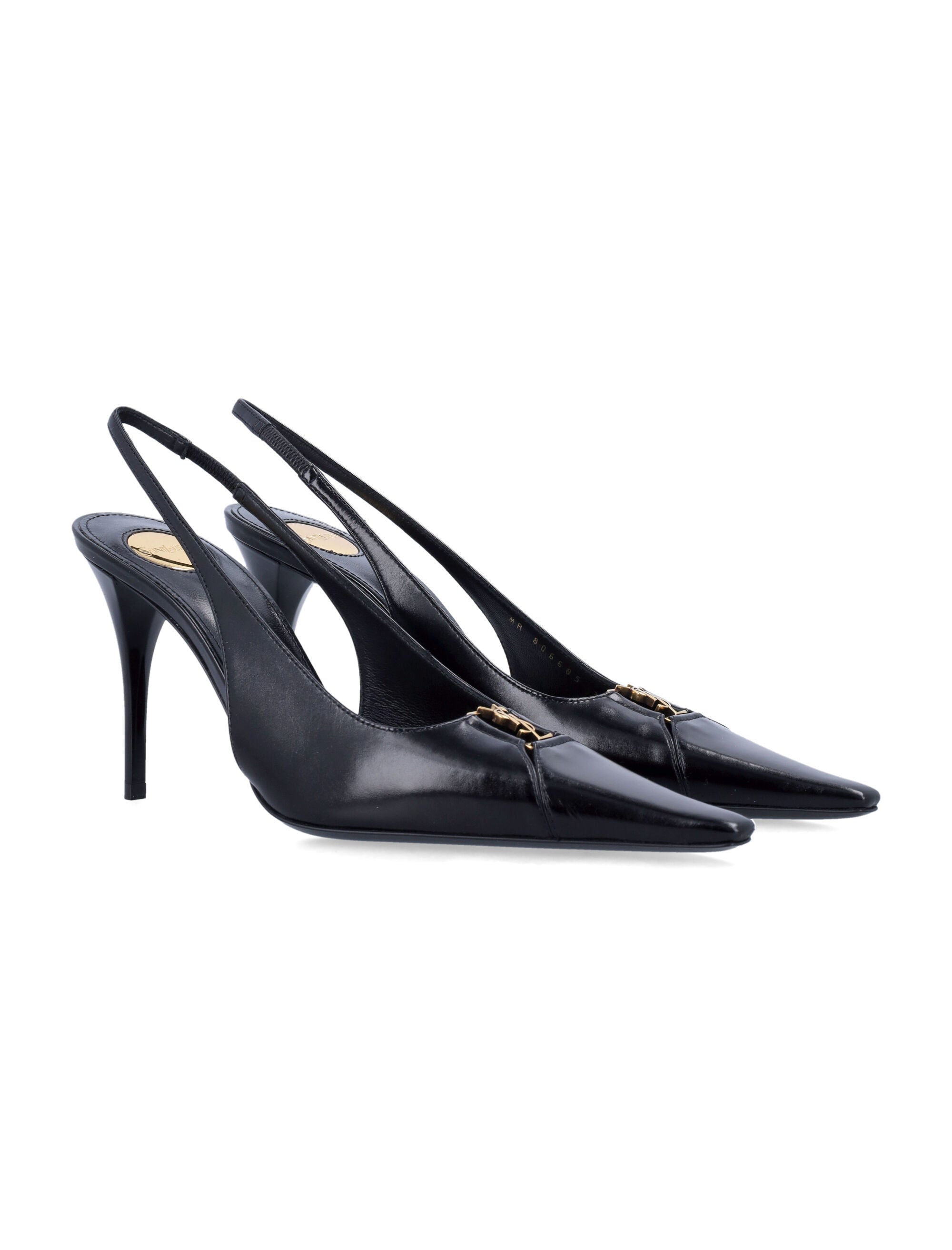 SAINT LAURENT Babylon Breteuil Slingback Pumps for Women