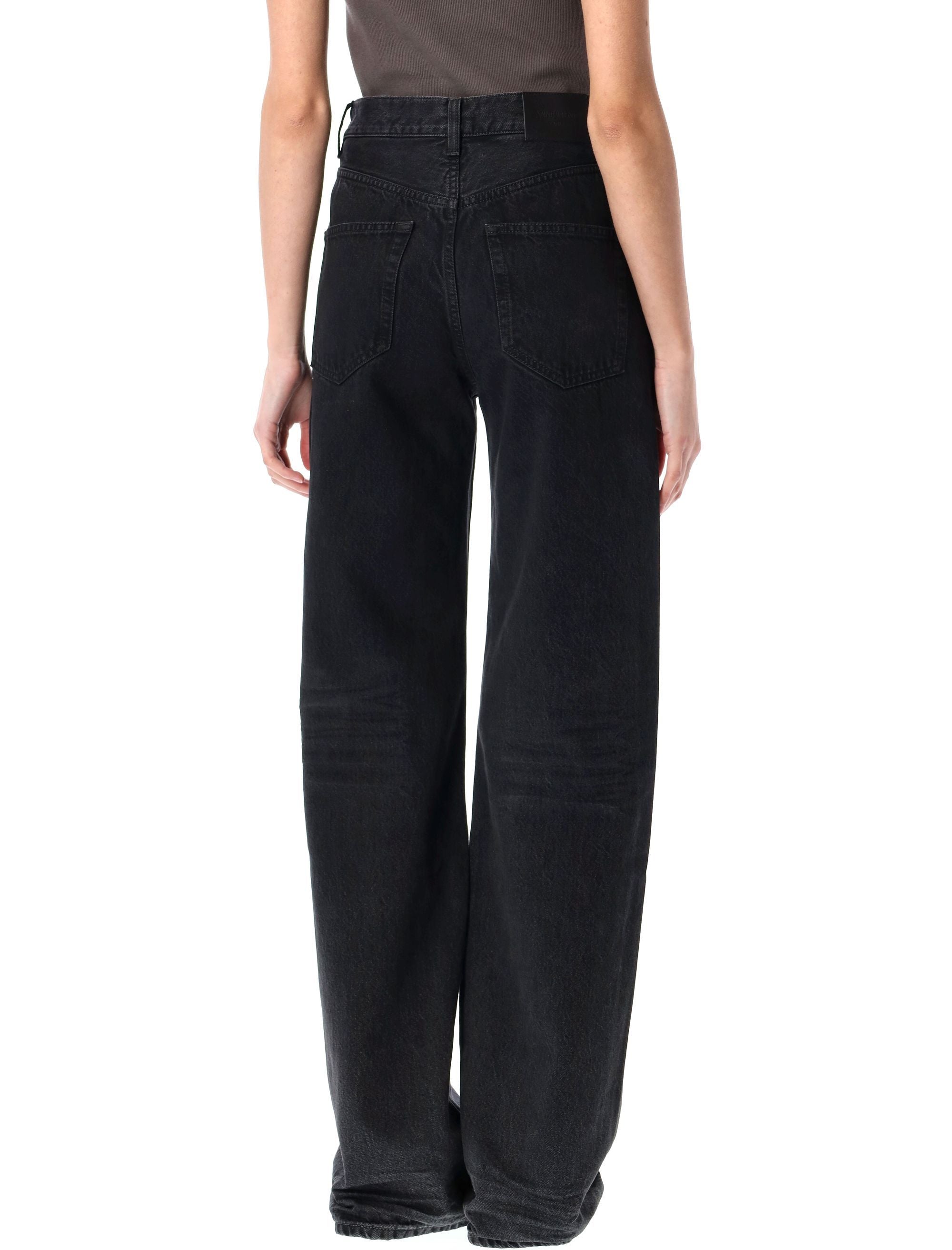 SAINT LAURENT 90's Baggy High-Waisted Jeans - Size 26