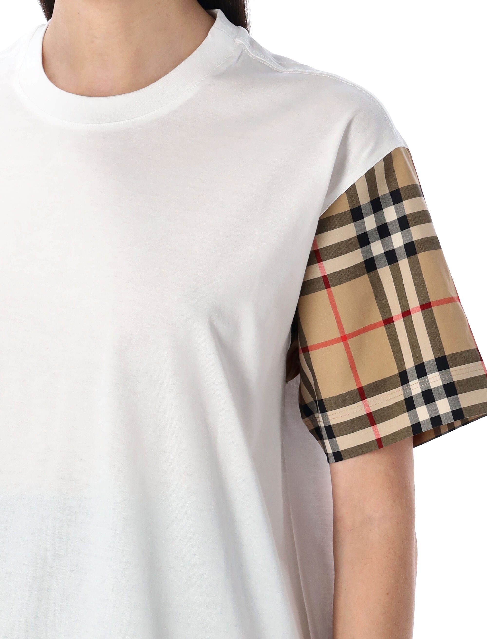BURBERRY Short Sleeves Check T-Shirt