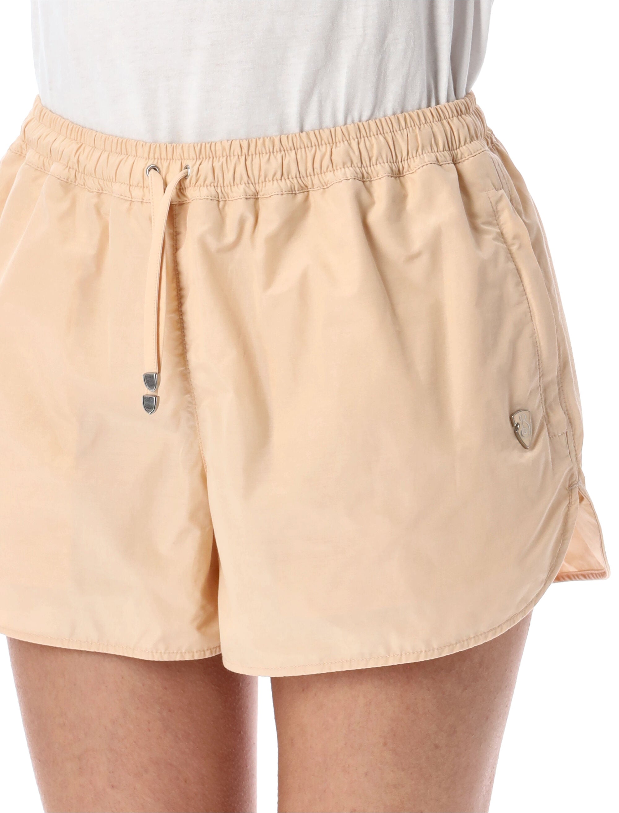 BURBERRY Nylon Cotton Mini Shorts - Women's Size 8