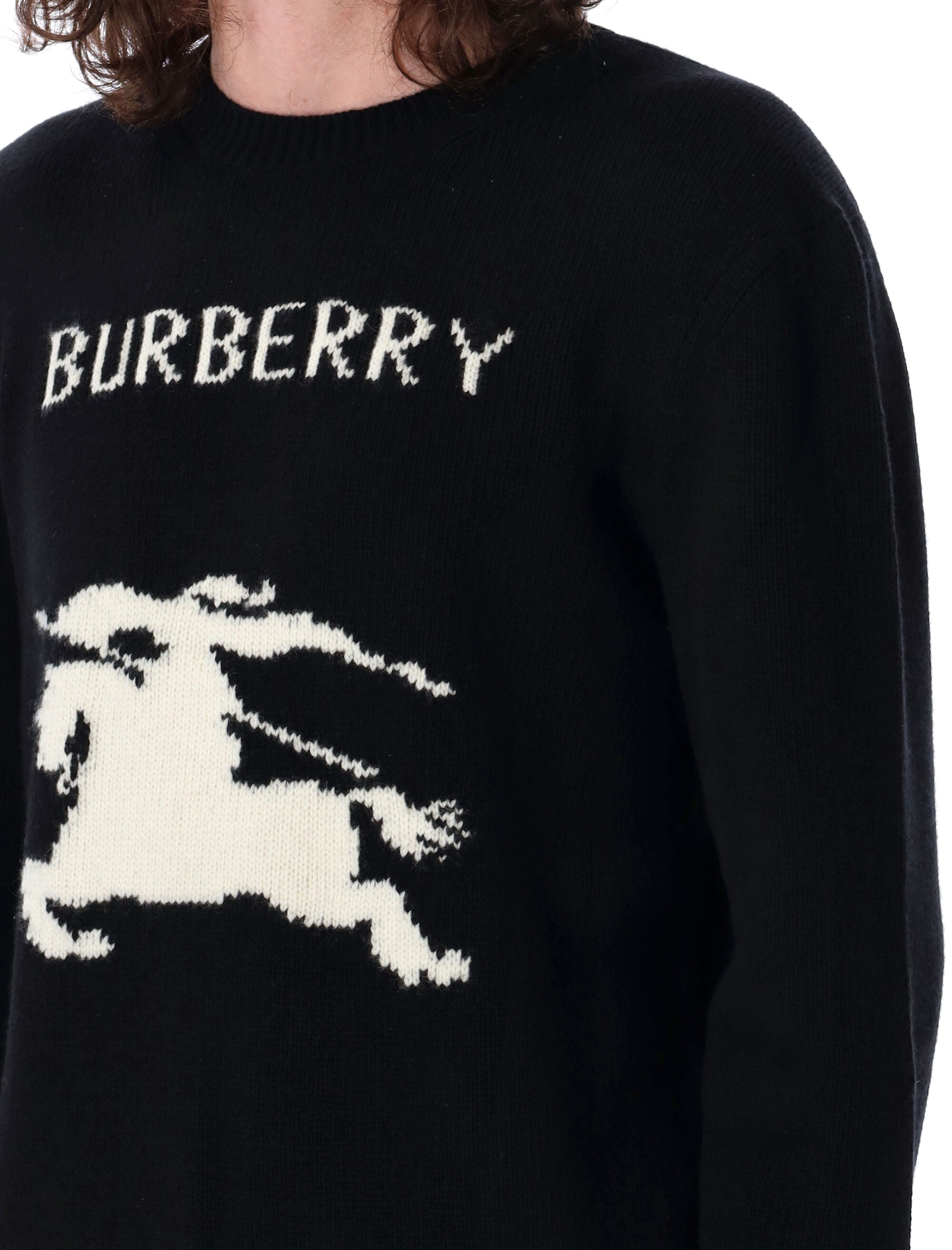 BURBERRY Men's Wool Cashmere Sweater - Regular Fit