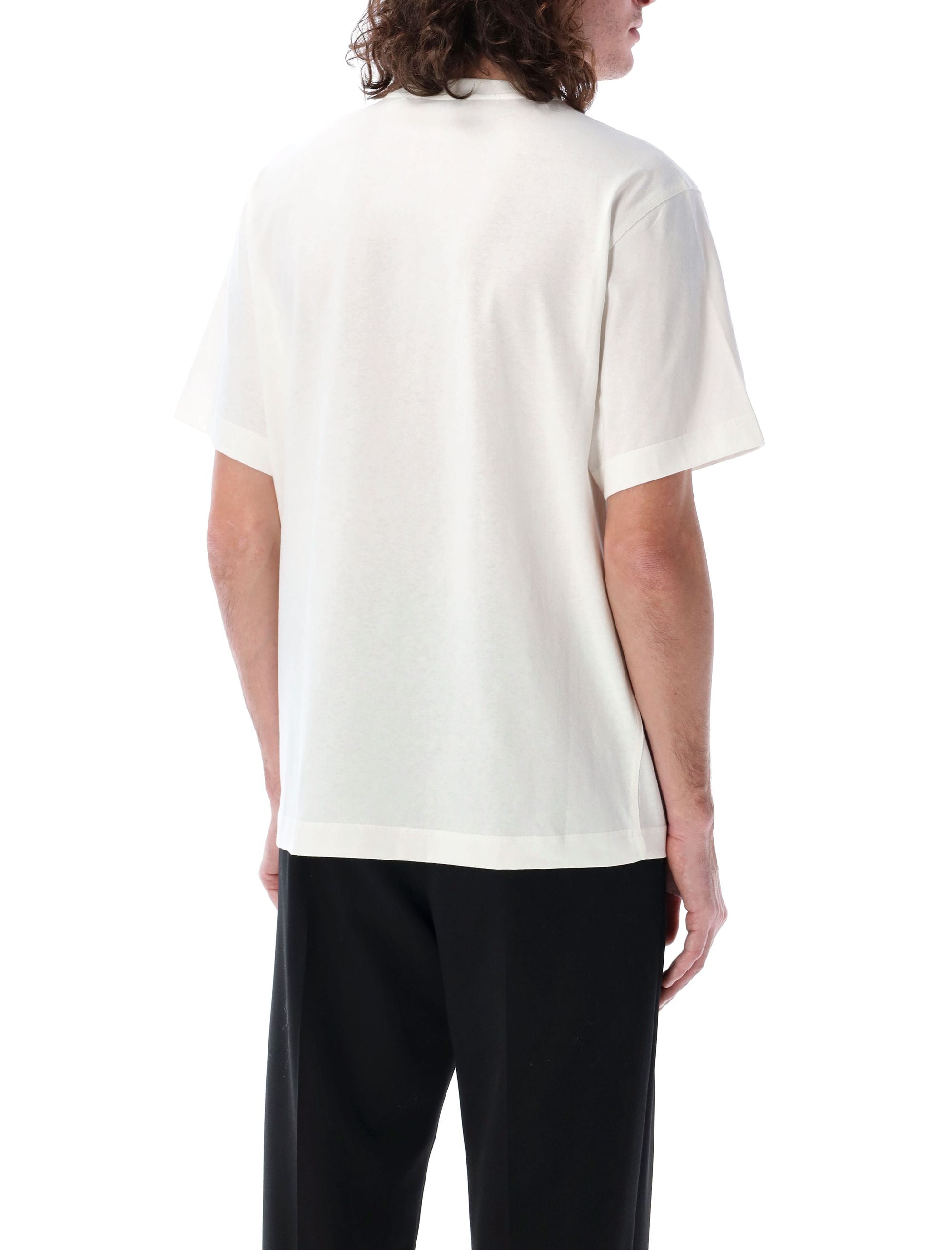 BURBERRY Men's EKD Cotton T-Shirt - Short Sleeve Crew Neck