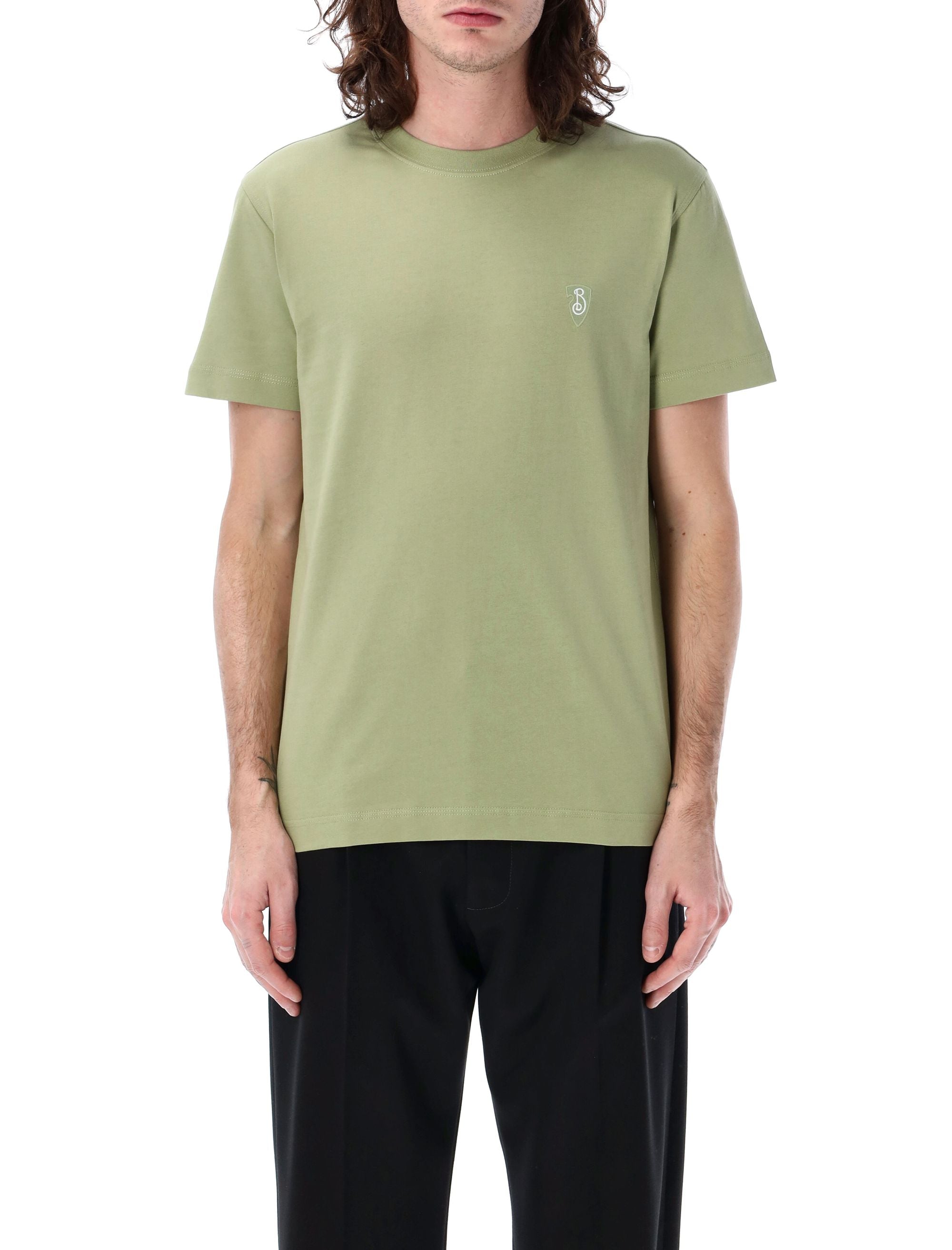BURBERRY Slim Fit Cotton T-Shirt - Size L