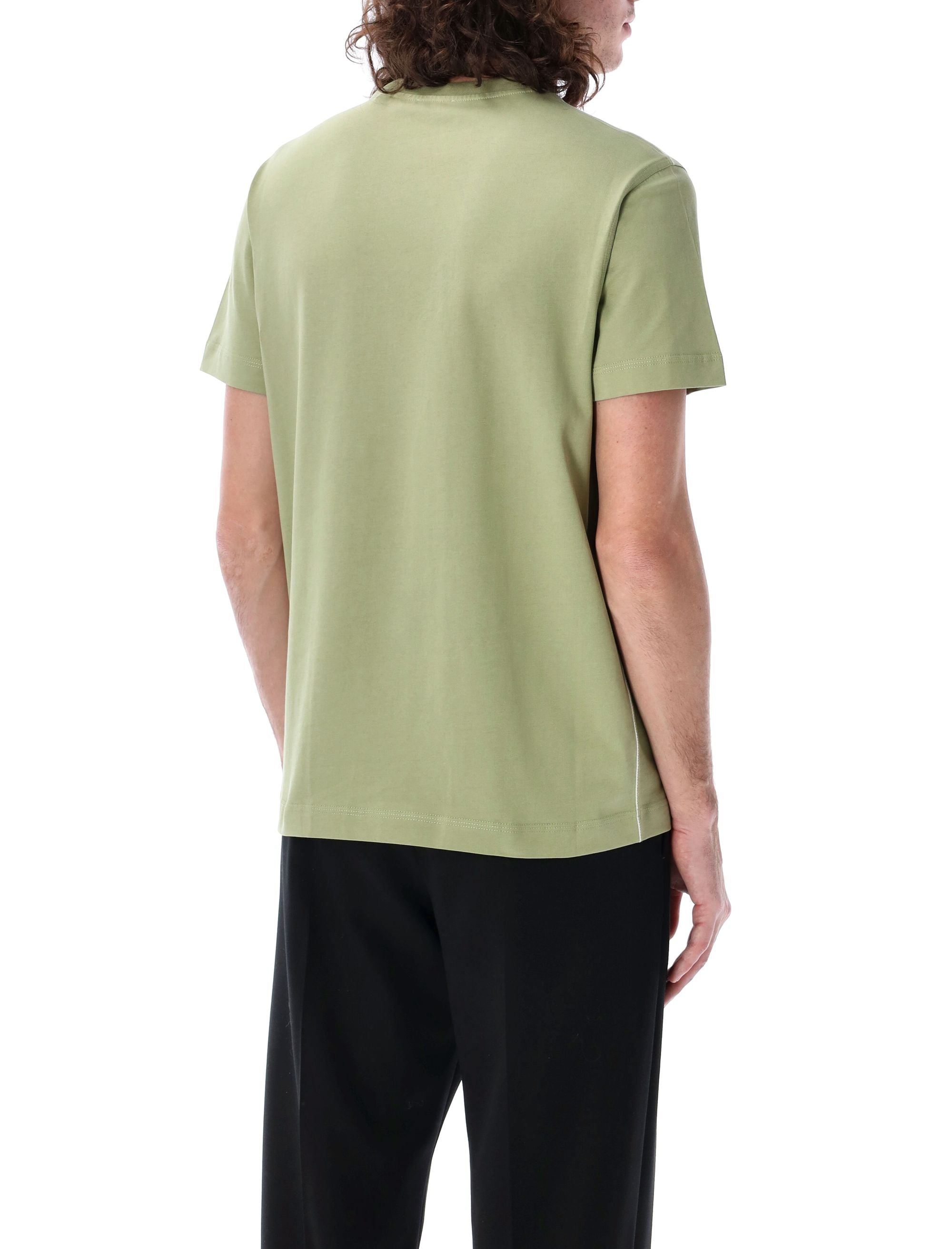 BURBERRY Slim Fit Cotton T-Shirt - Size L