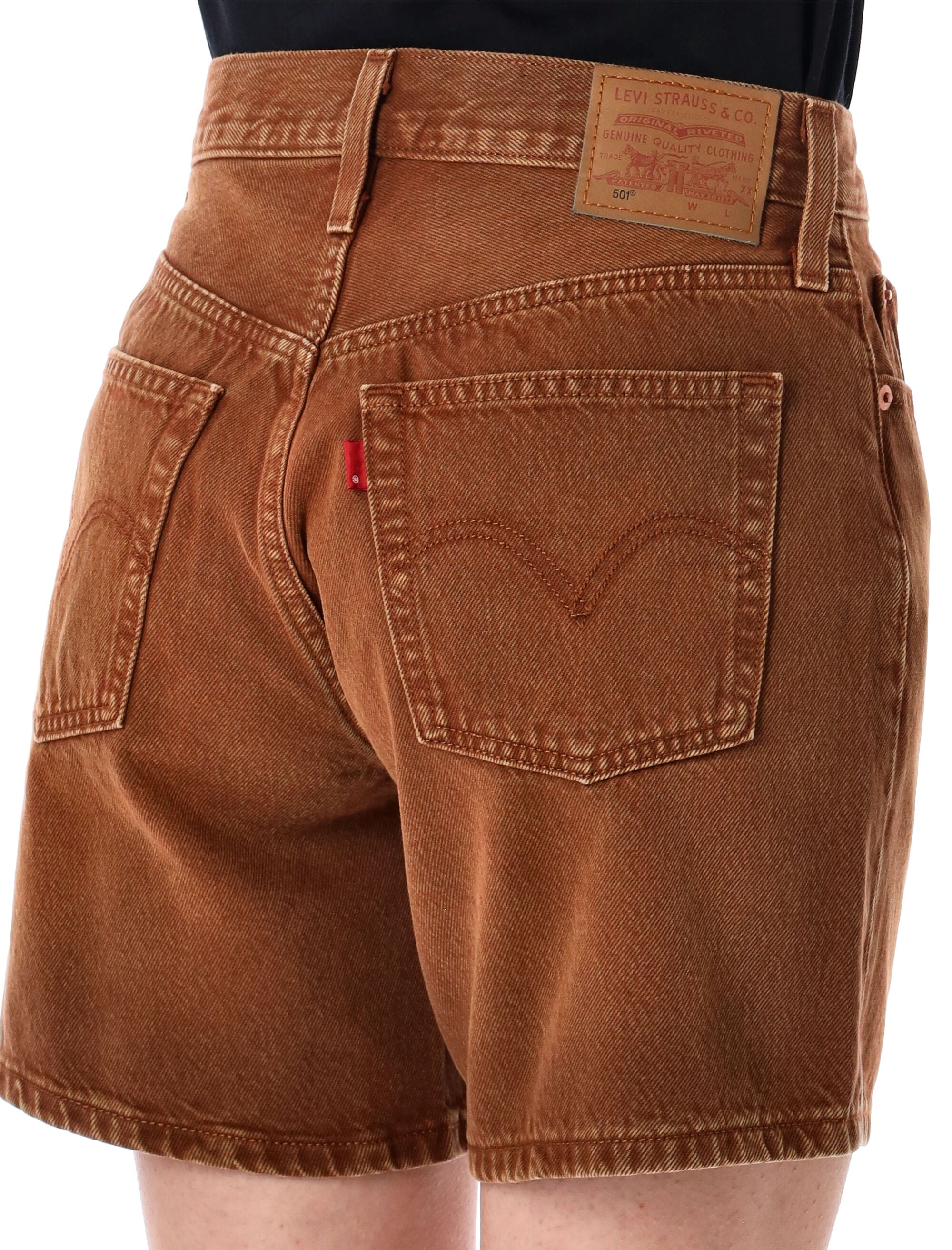 LEVI'S High Rise Mini Denim Shorts