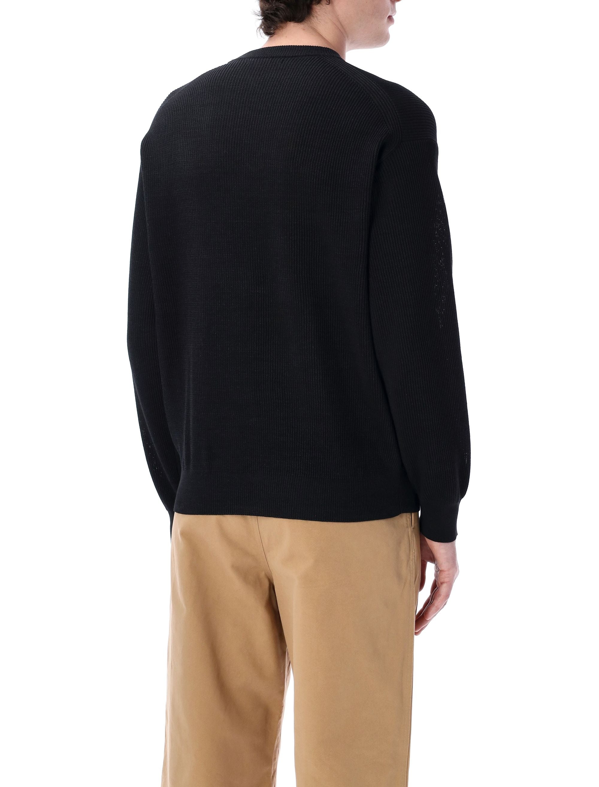 AURALEE Men's Flat Yarn Crew Neck Sweatshirt - Size 4