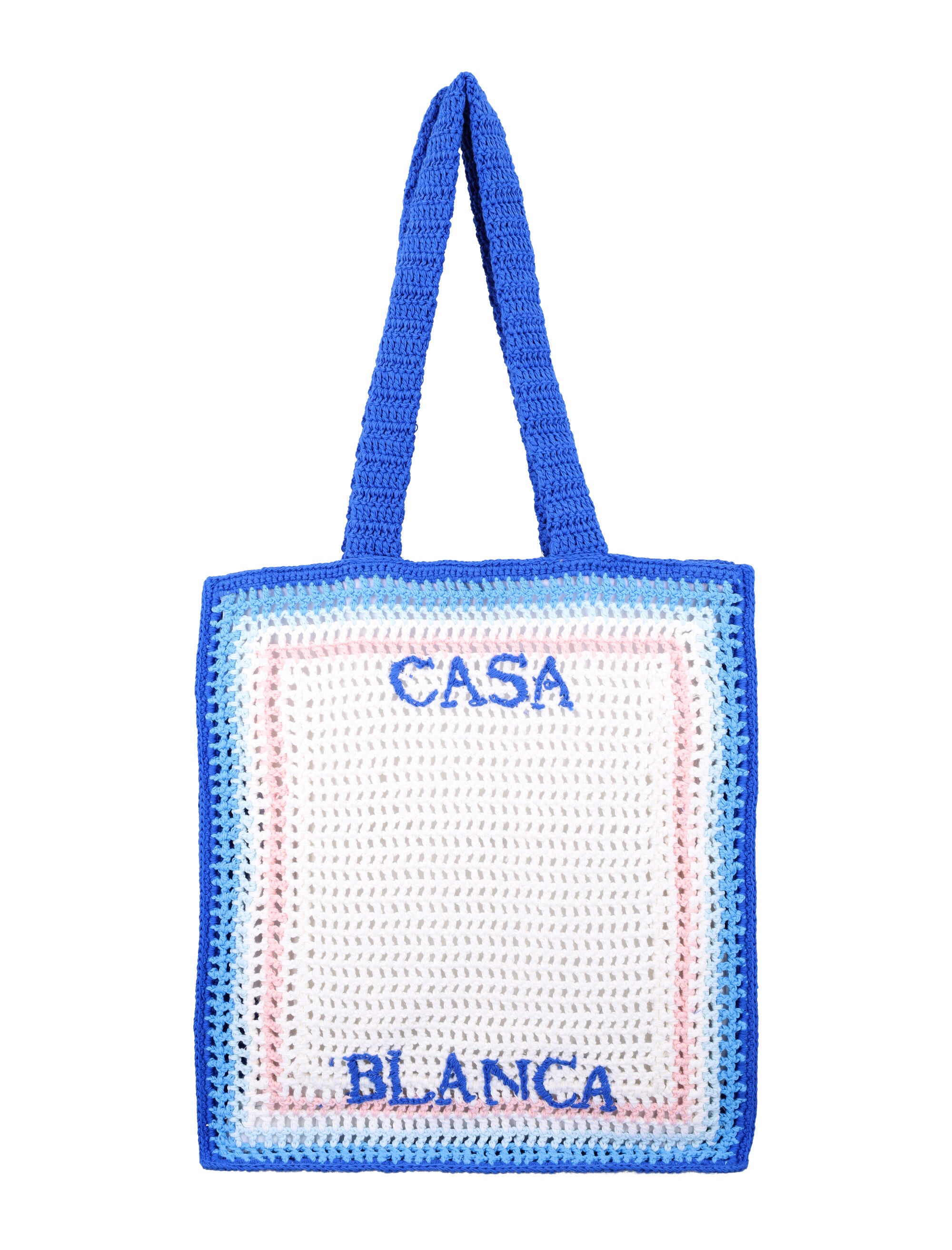 CASABLANCA Crochet Handbag 38 cm x 33.5 cm x 8 cm