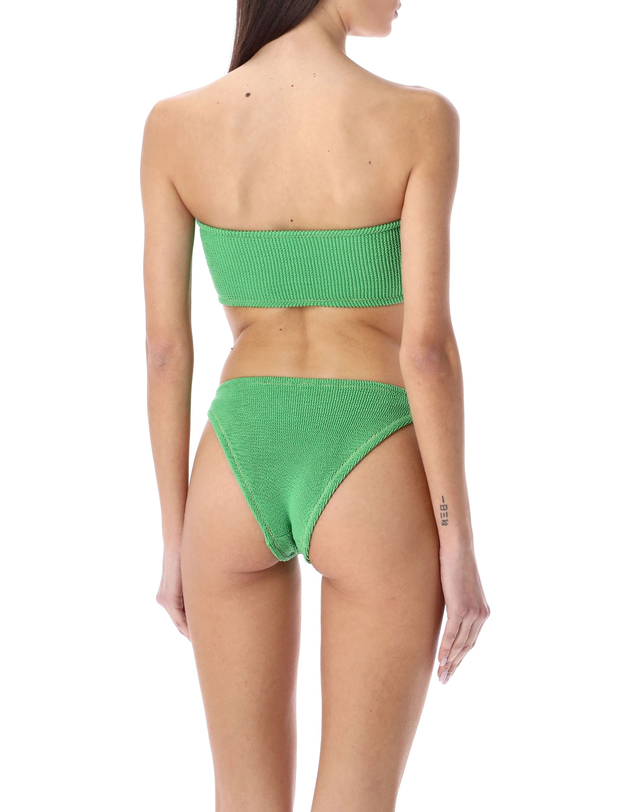 REINA OLGA Scrunch Bikini Top - Women’s Strapless Design