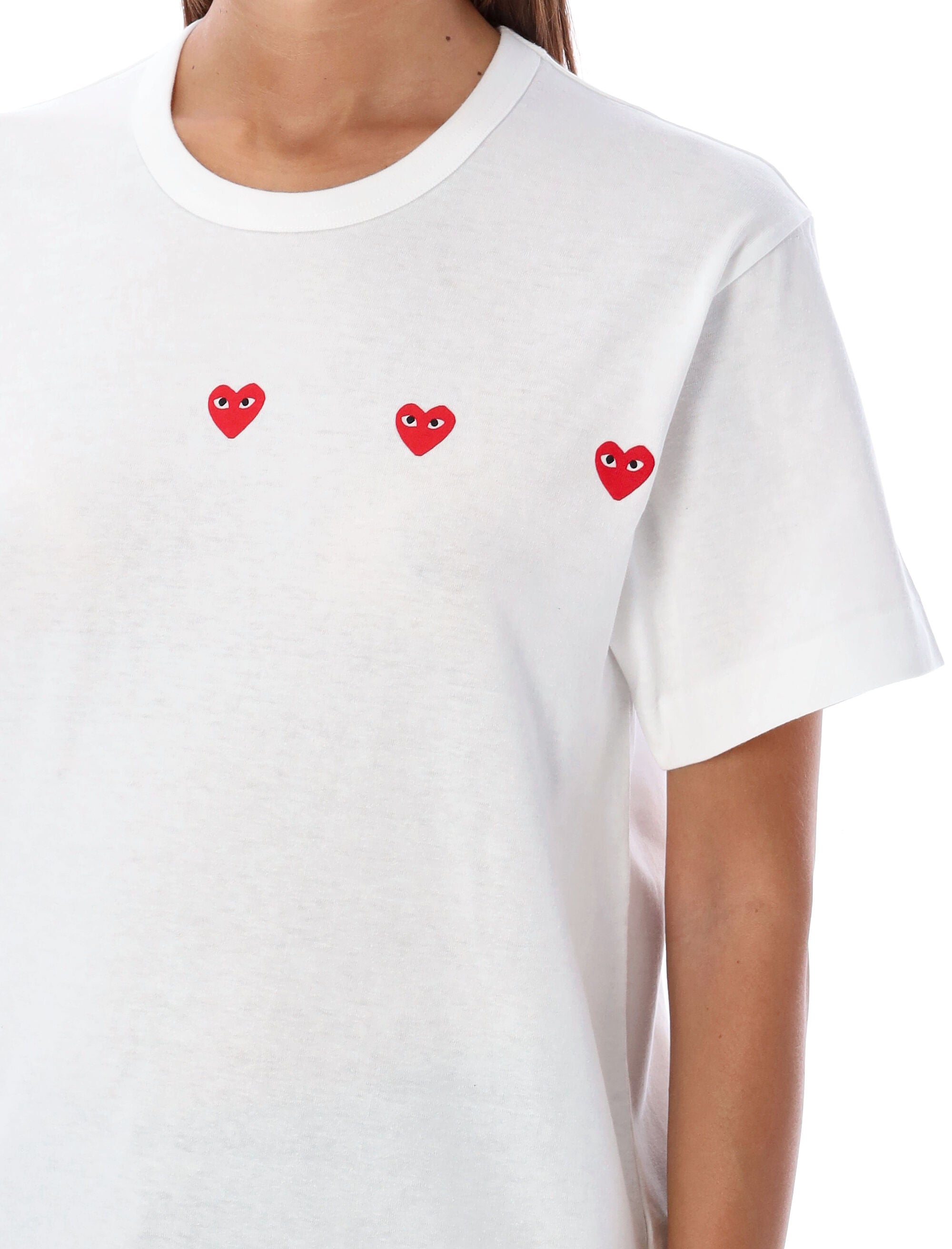 COMME DES GARÇONS PLAY Three Hearts T-Shirt - SS25
