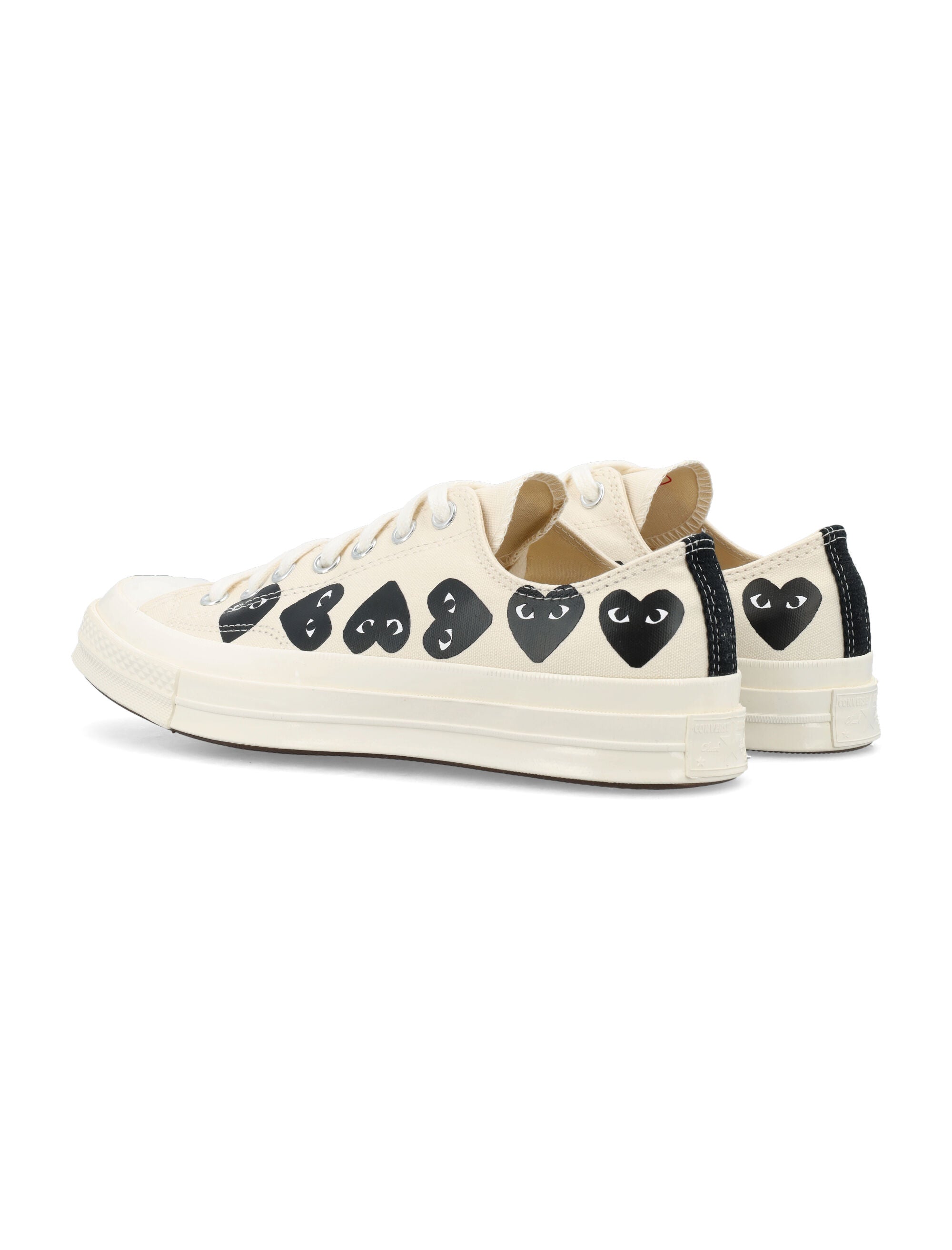 COMME DES GARÇONS PLAY Low Top Multi Heart Sneakers for Men - SS25