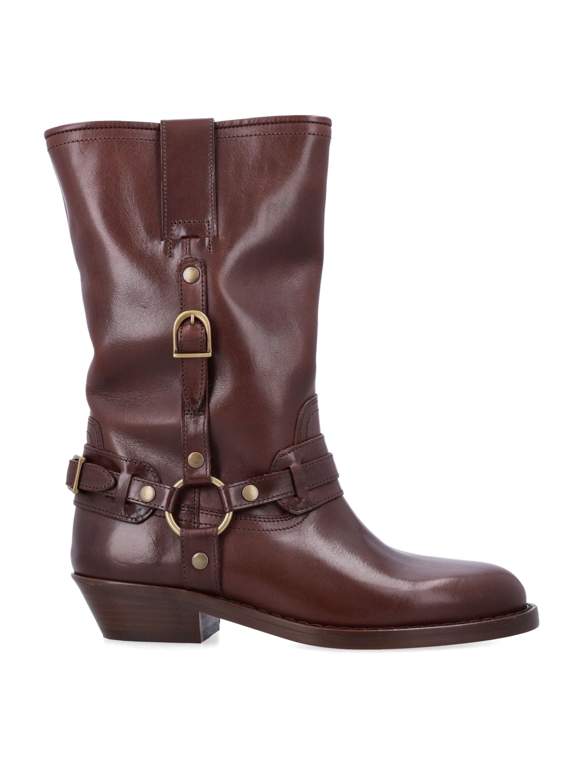ISABEL MARANT Leather Heiko Ankle Boots for Women