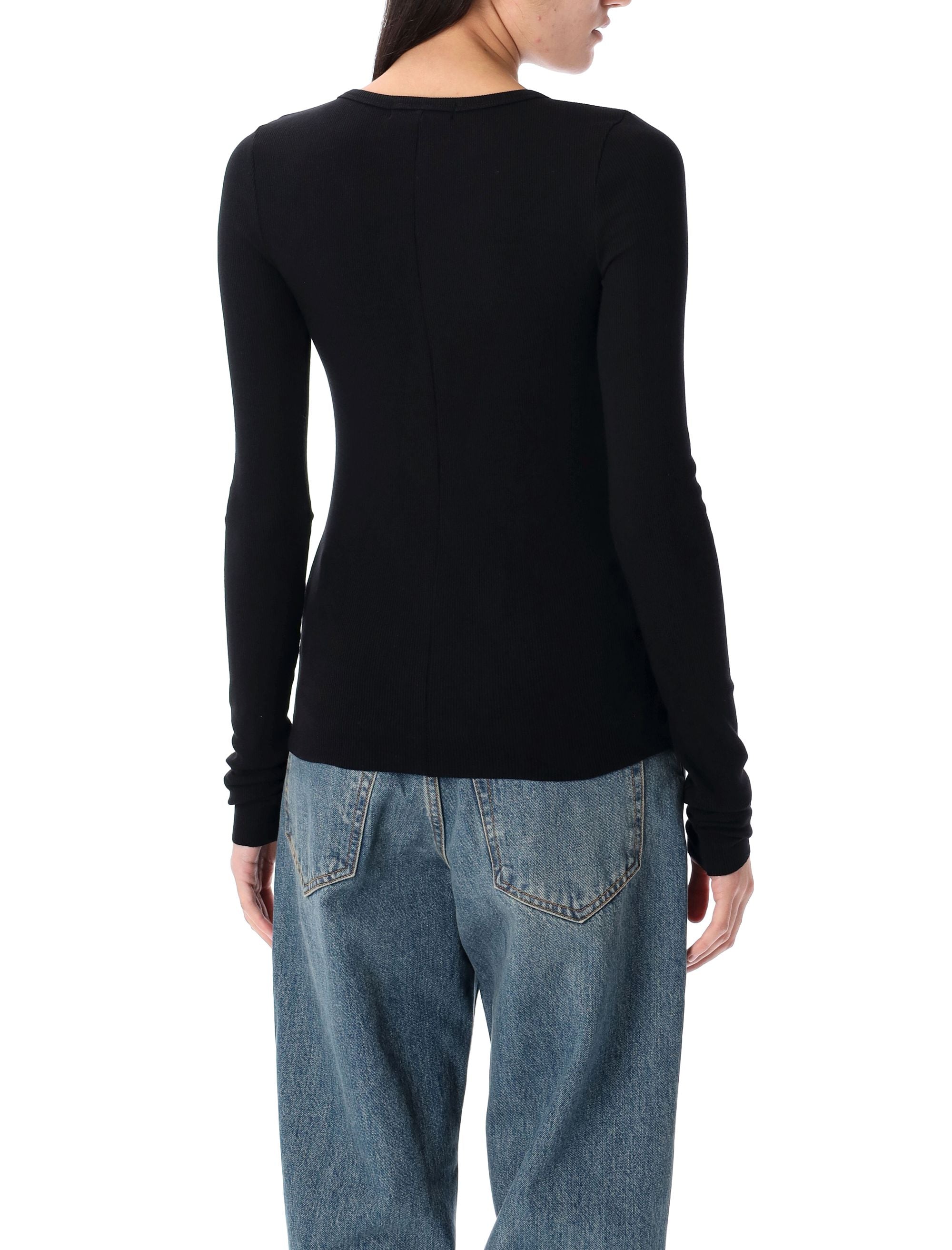 ETERNE Long Sleeve Fitted Top - Size S