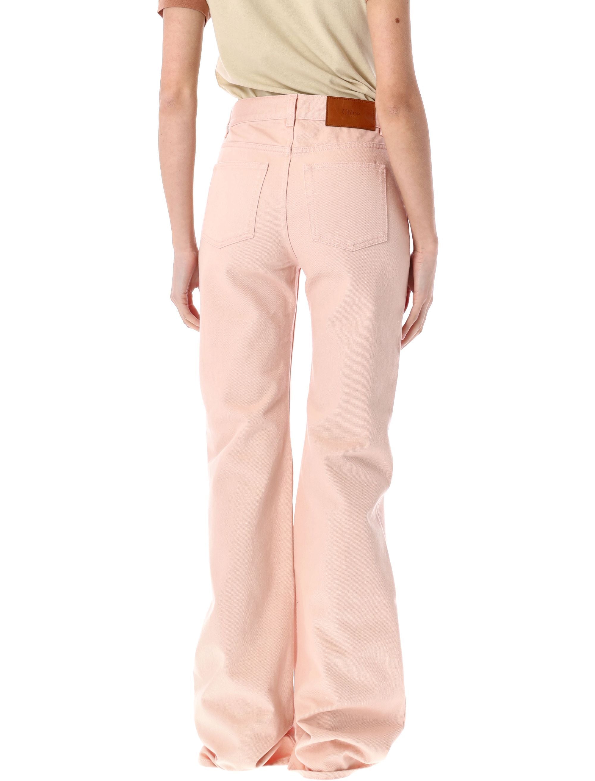 CHLOÉ Women's Straight Denim Pants - SS25 Collection