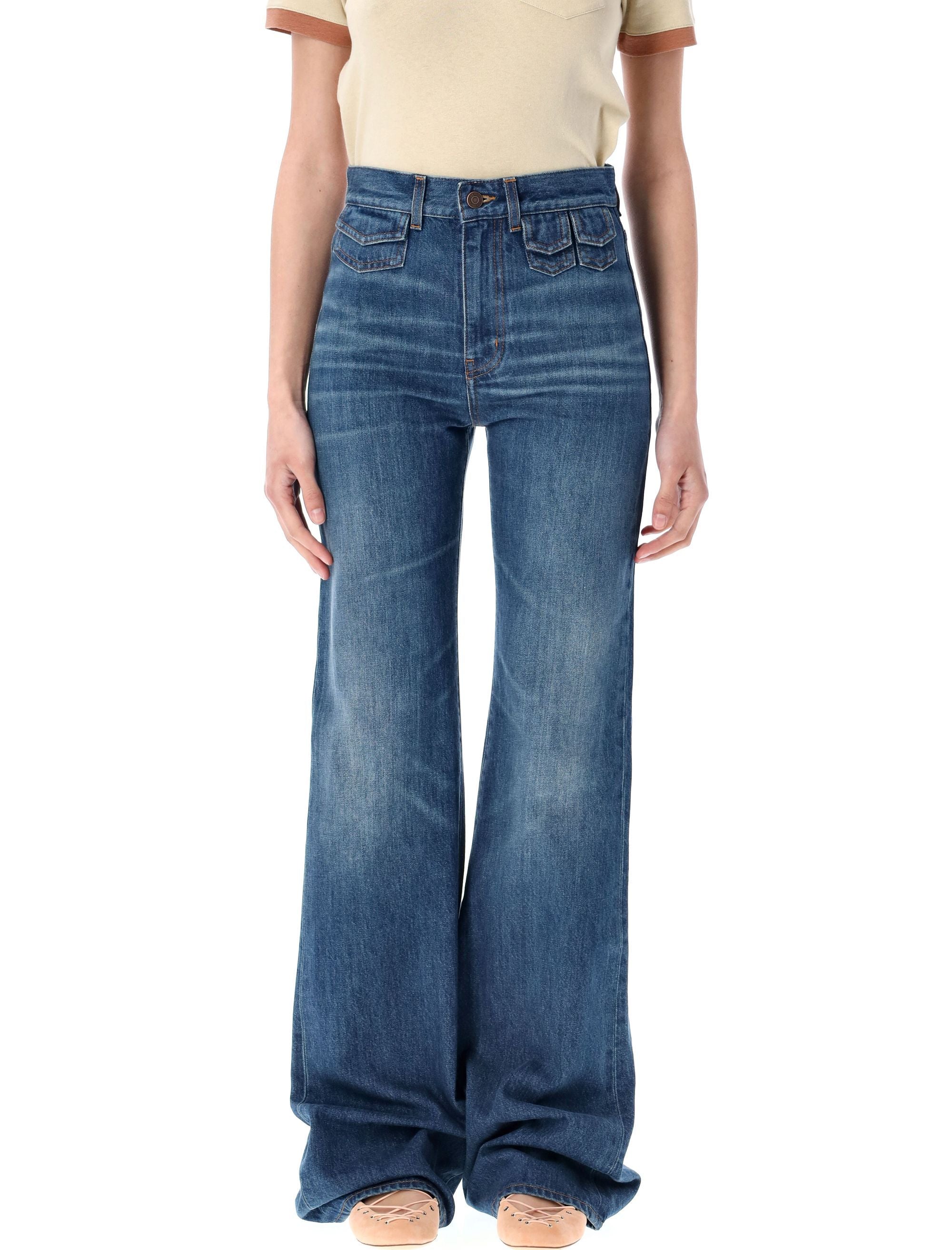 CHLOÉ Straight Denim Pants for Women