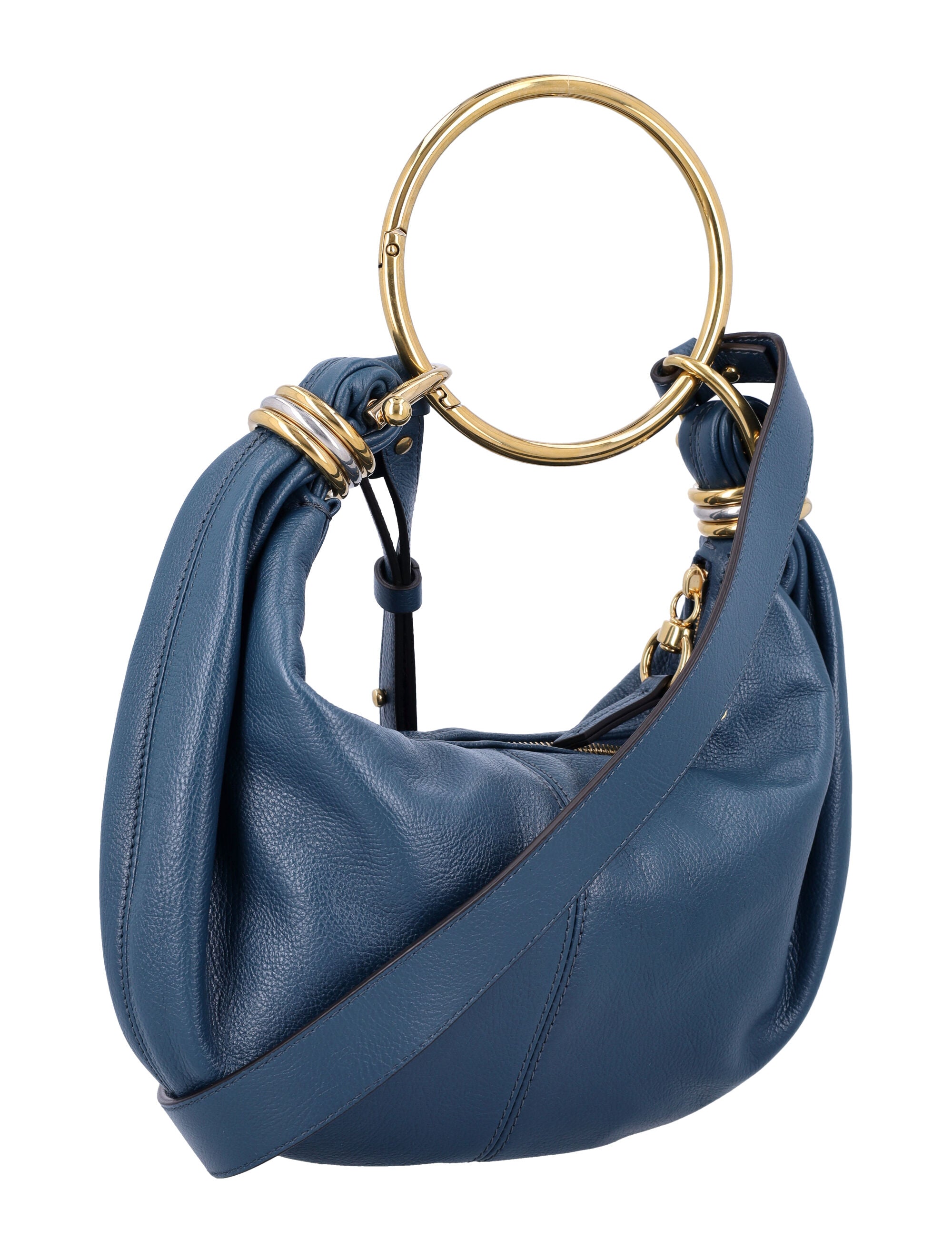 CHLOÉ Mini Hobo Handbag with Removable Ring Handle