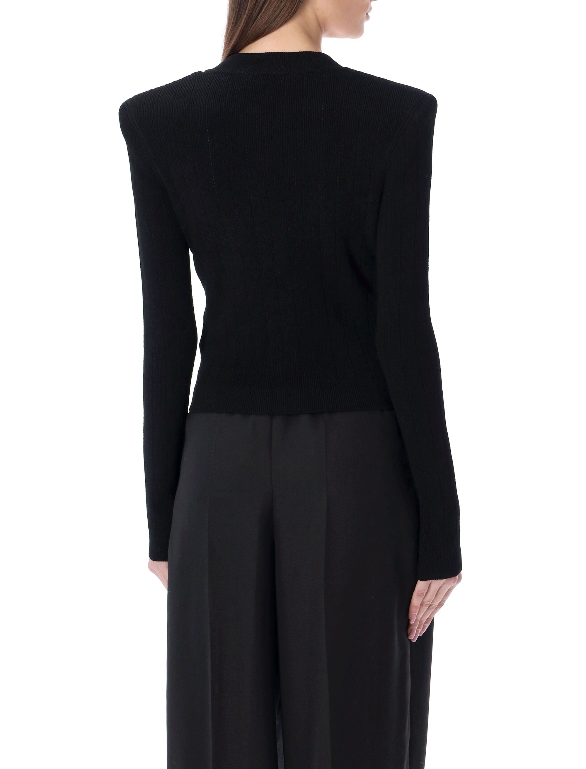 BALMAIN Cropped Cardigan