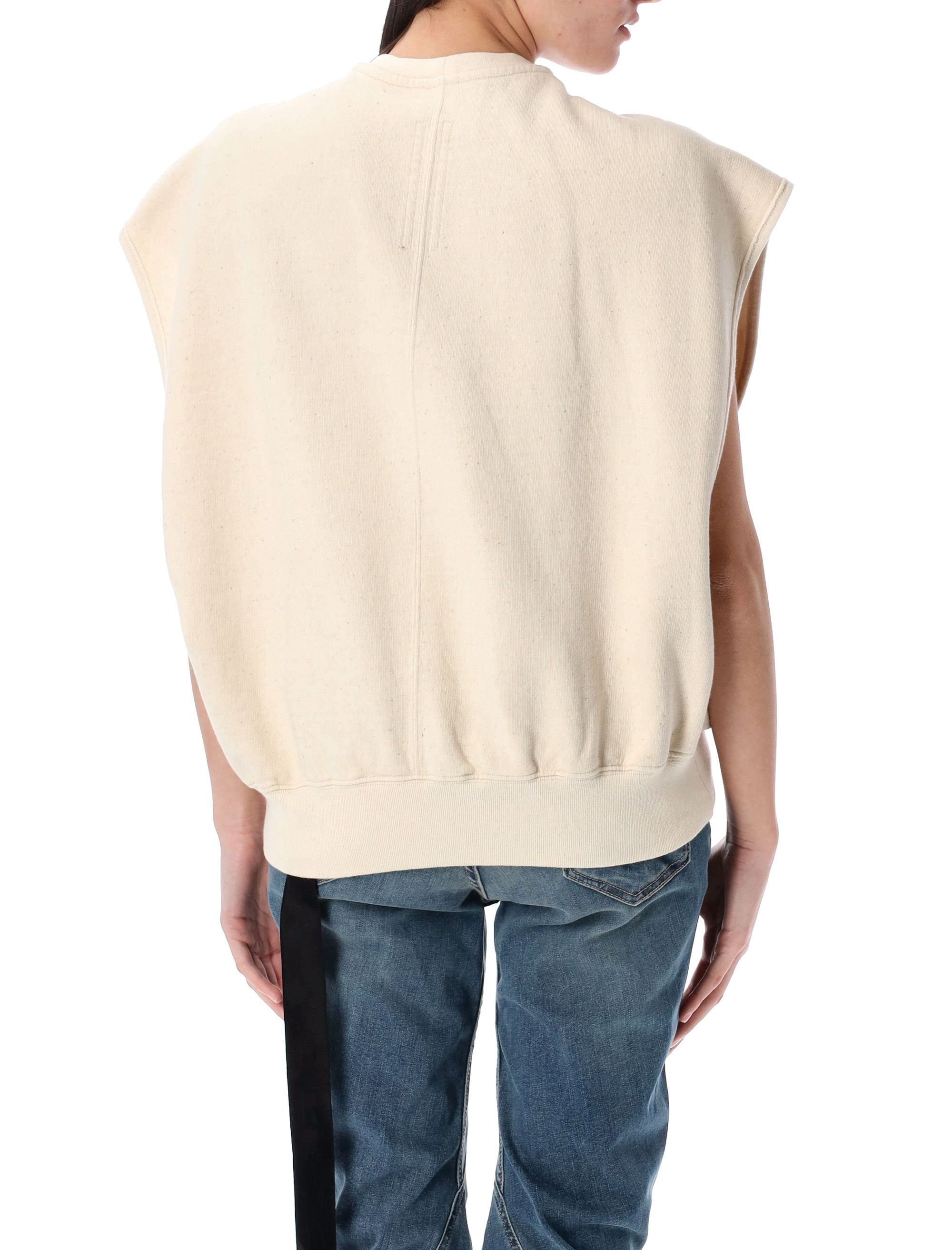 RICK OWENS Oversized Sleeveless Jumbo Sweatshirt - Size S