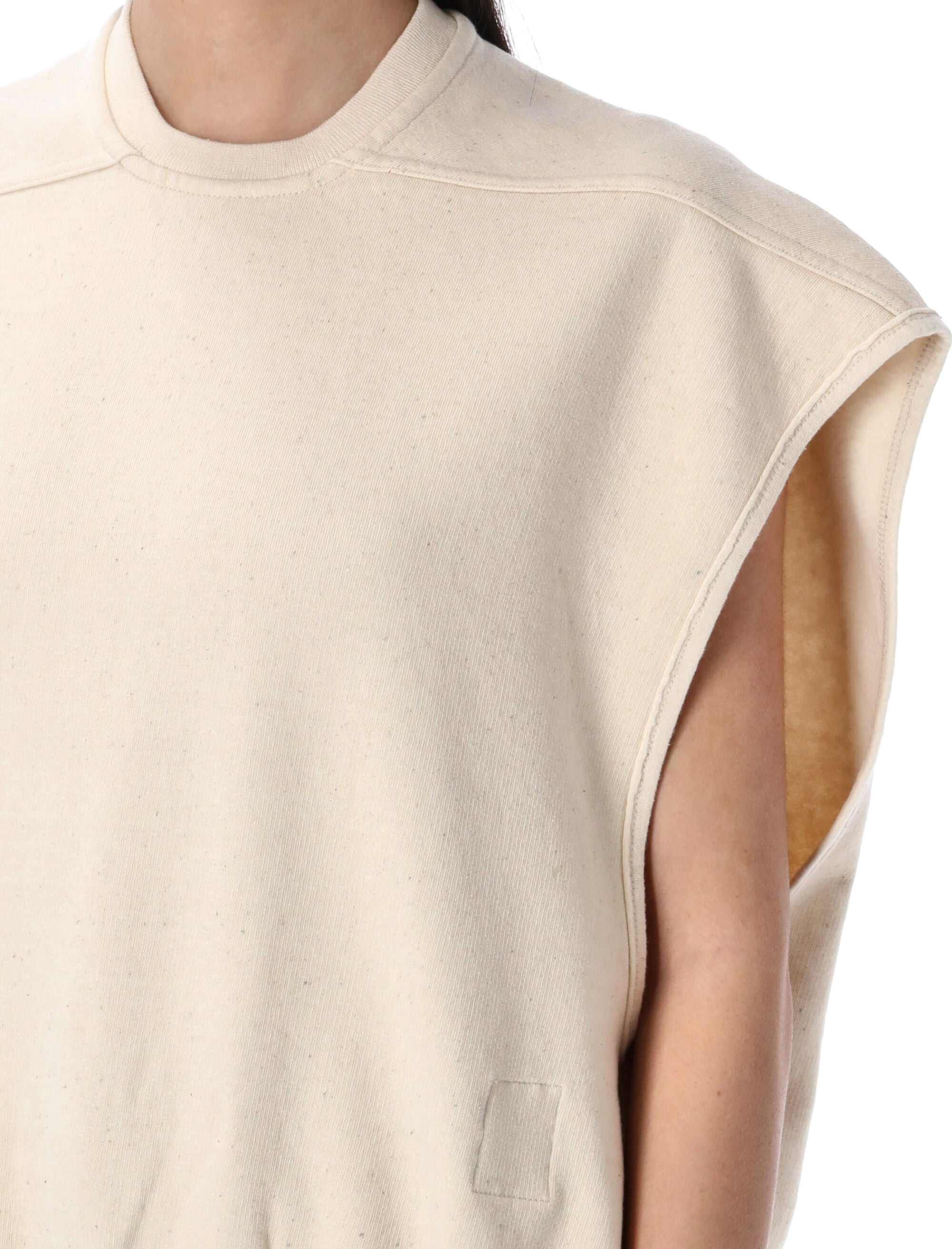 RICK OWENS Oversized Sleeveless Jumbo Sweatshirt - Size S