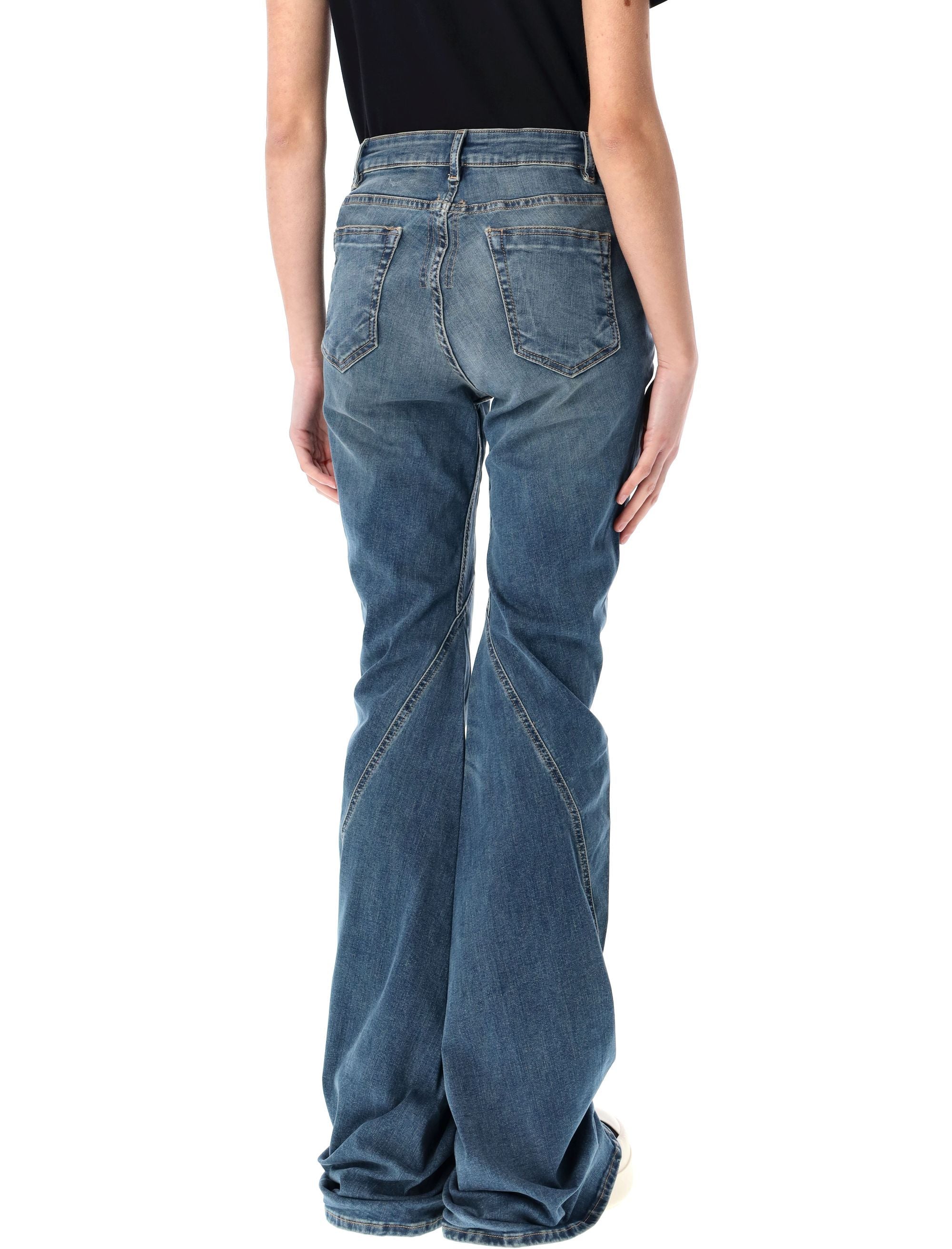 RICK OWENS Women’s Bias Bootcut Pants - Size 26