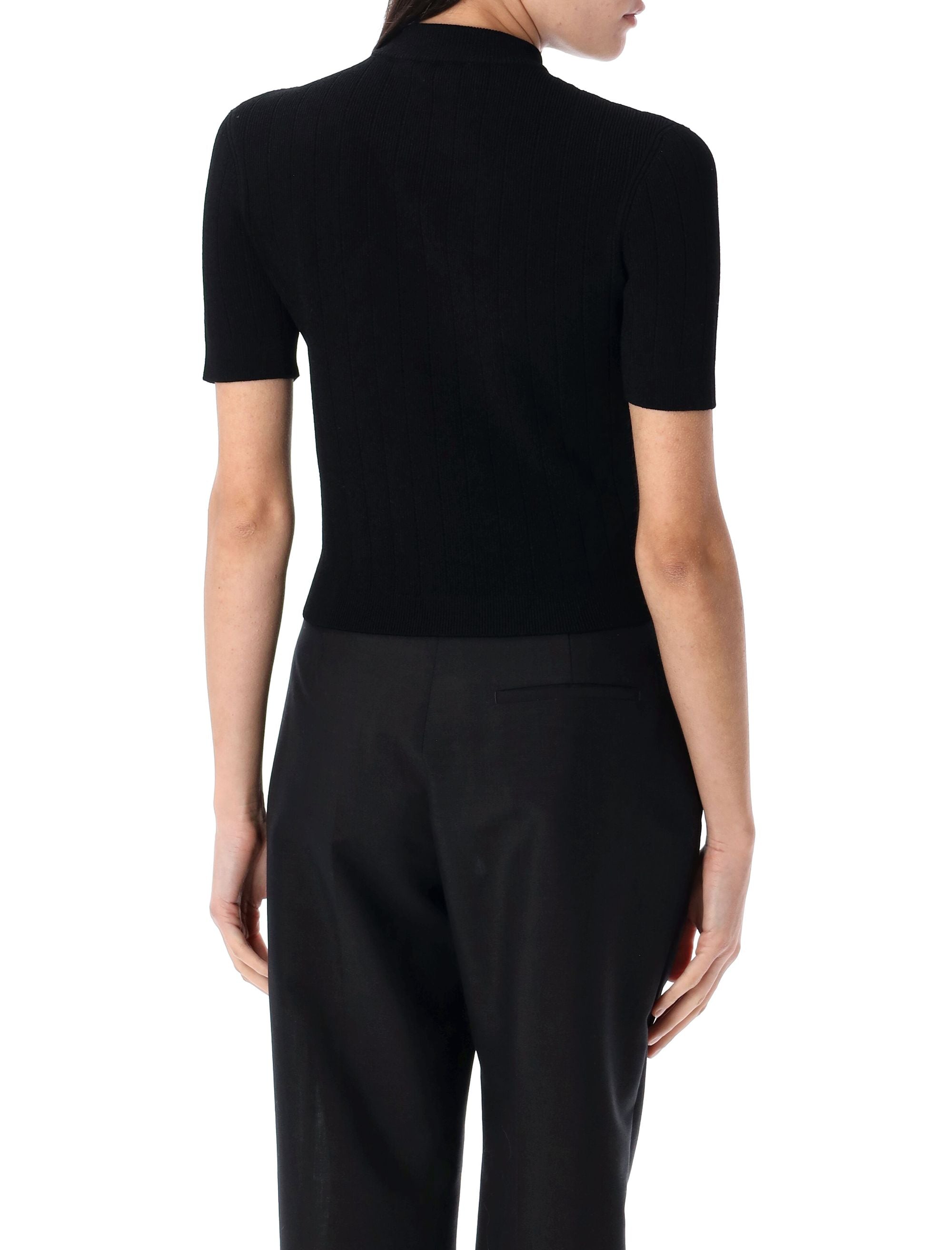 BALMAIN Fitted 4-Pocket Knit Cardigan (Size 36)