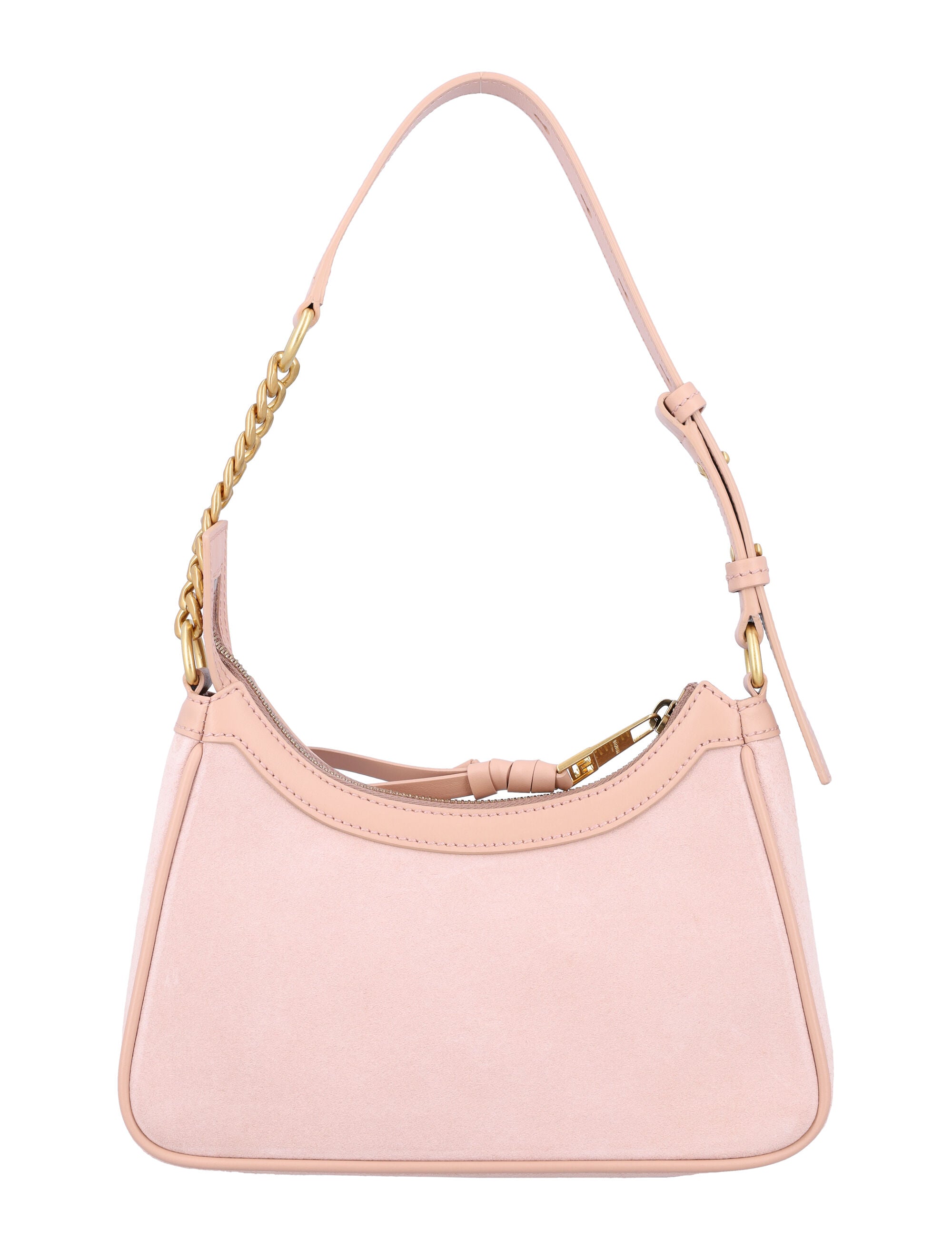 BALMAIN Mini Suede Shoulder Handbag