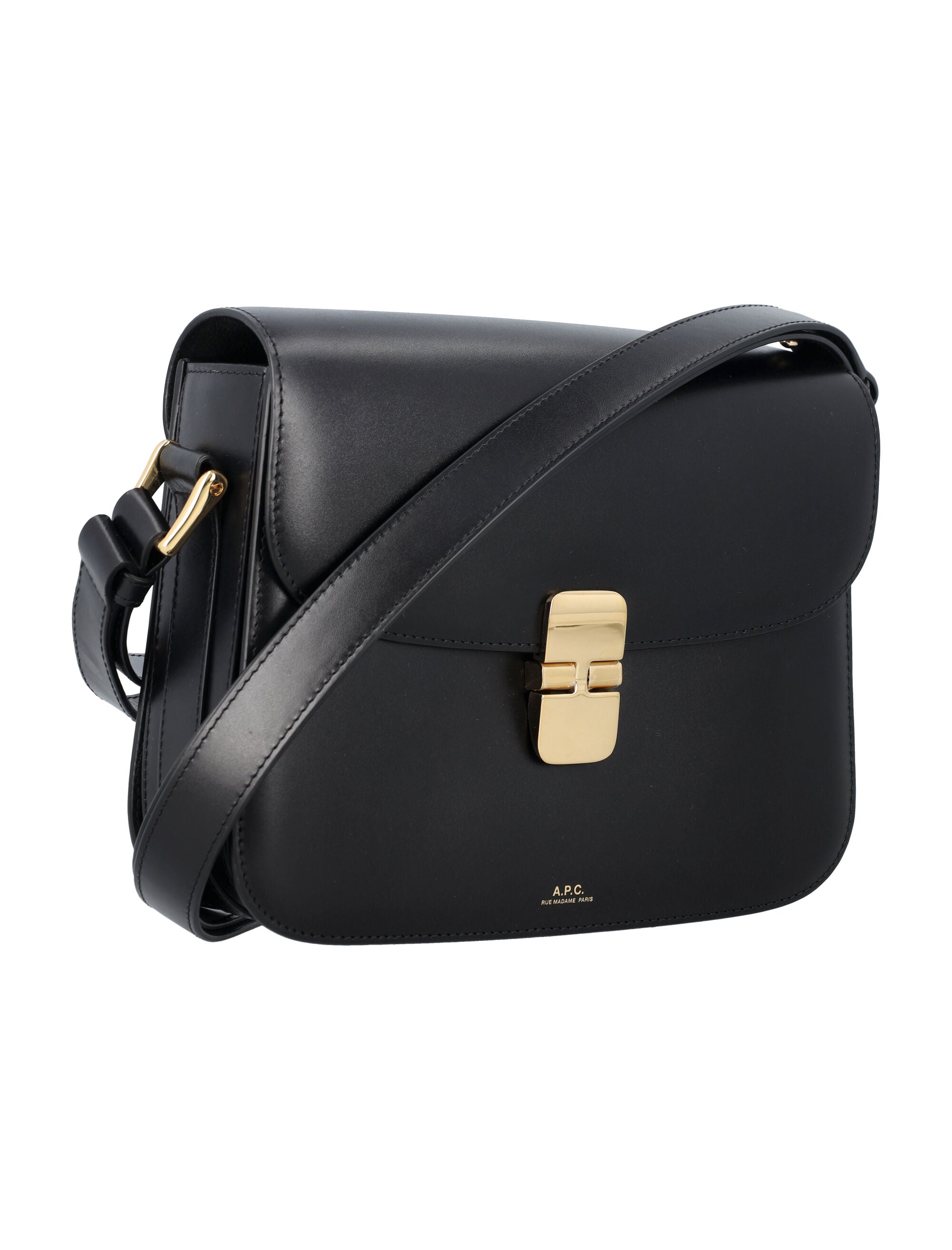 A.P.C. Mini Grace Handbag - Elegant Trapezoidal Design