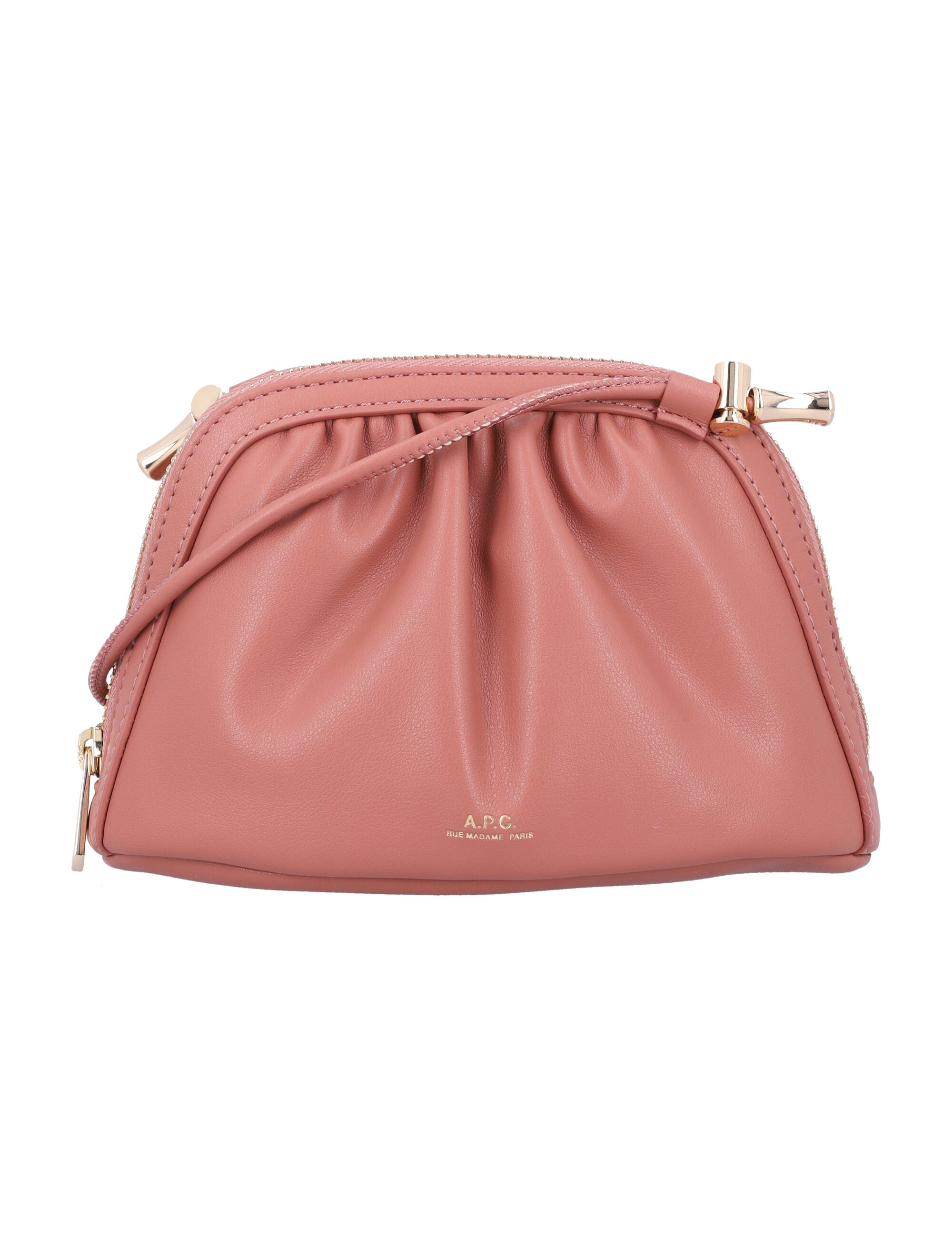 A.P.C. Mini Gathered Handbag with Adjustable Strap