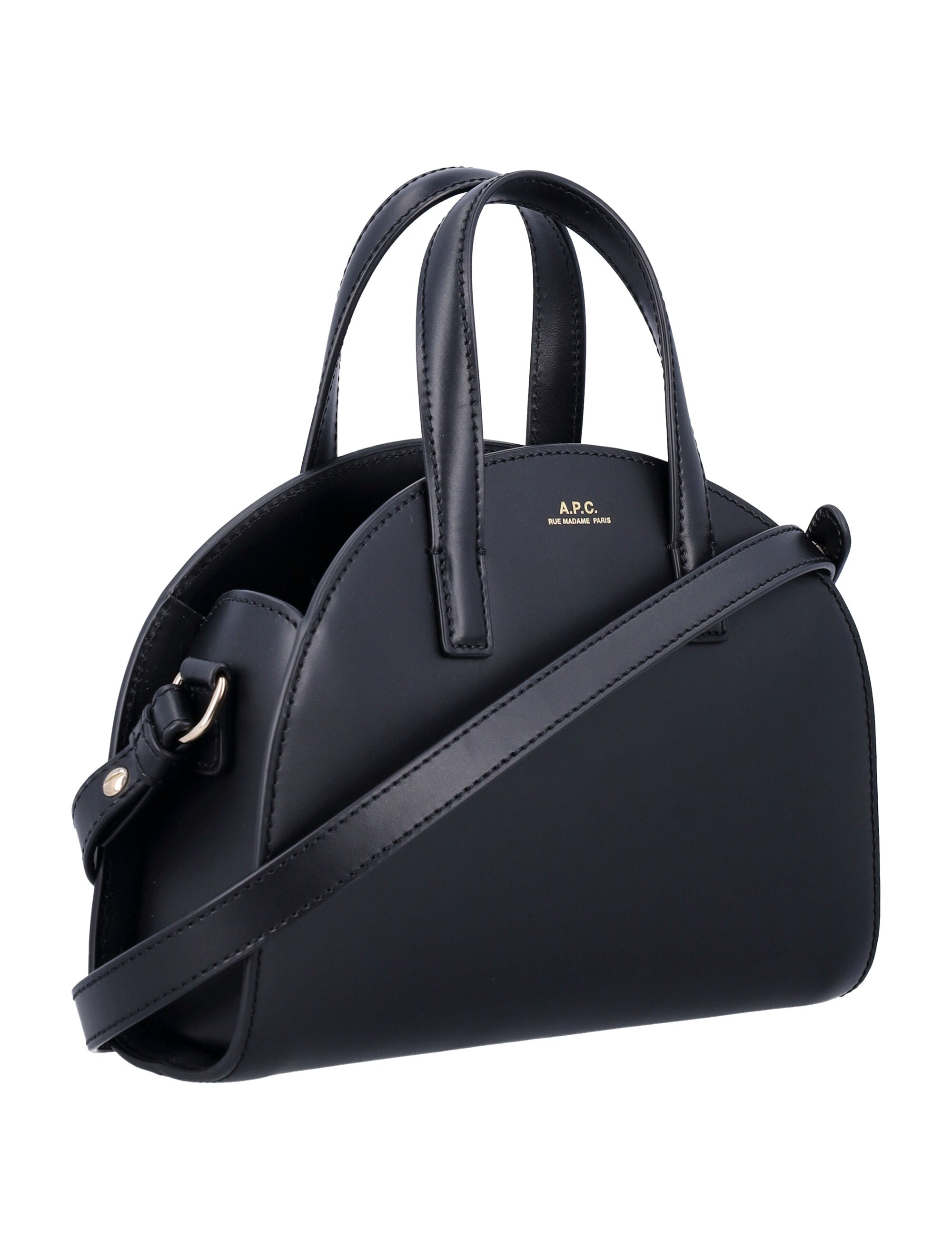 A.P.C. Mini Demi Lune Tote Handbag
