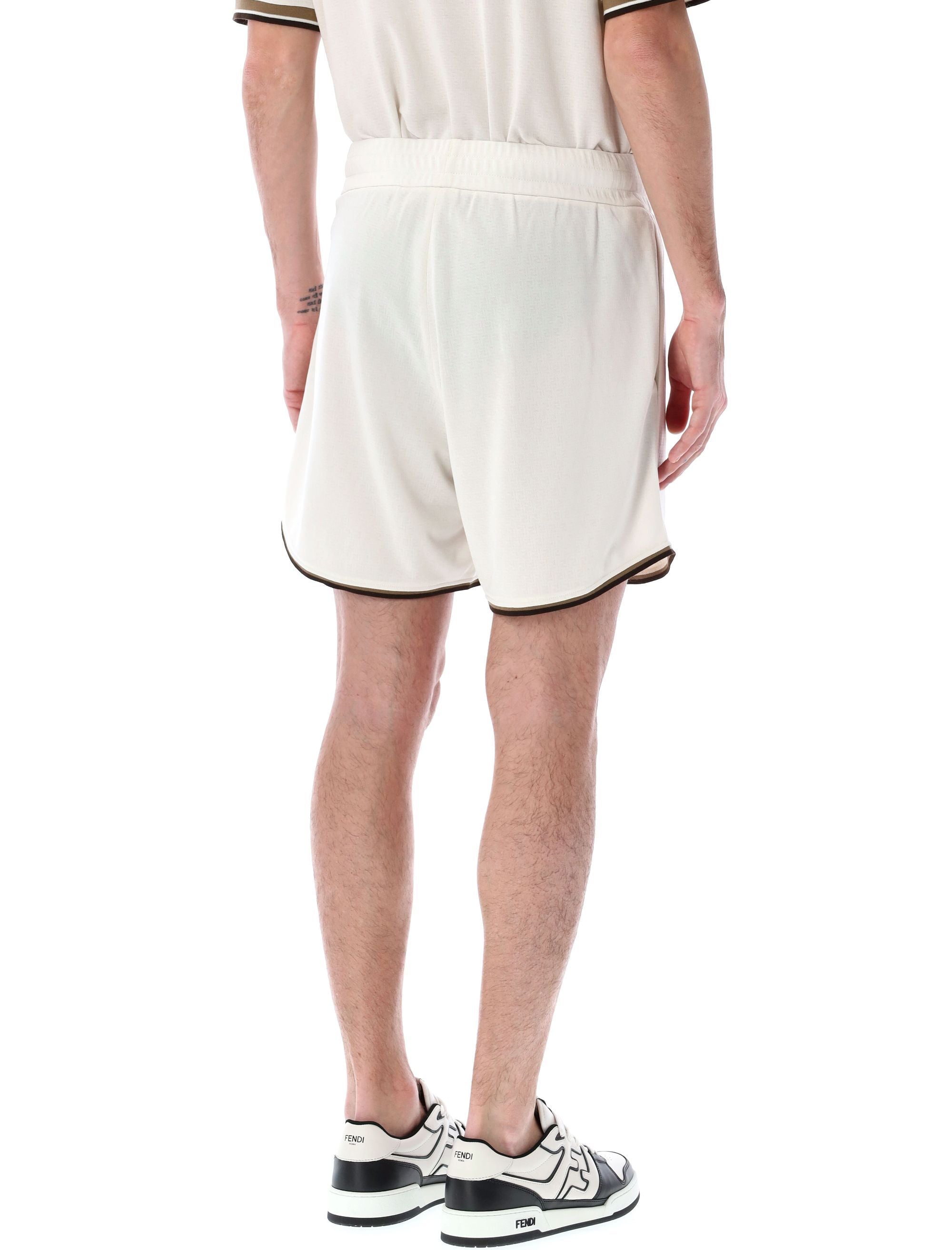 FENDI Jacquard Football Shorts - Size L