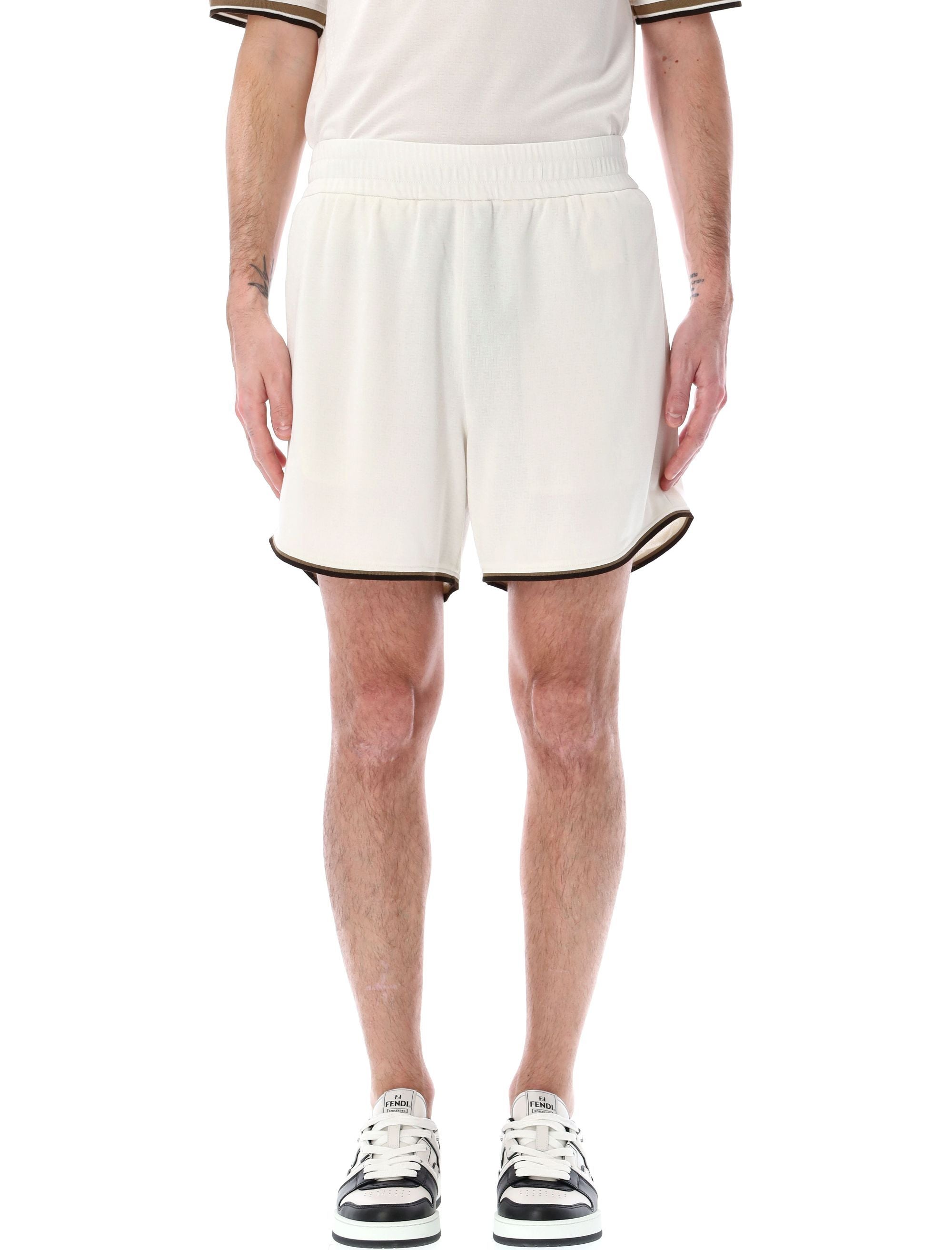 FENDI Jacquard Football Shorts - Size L