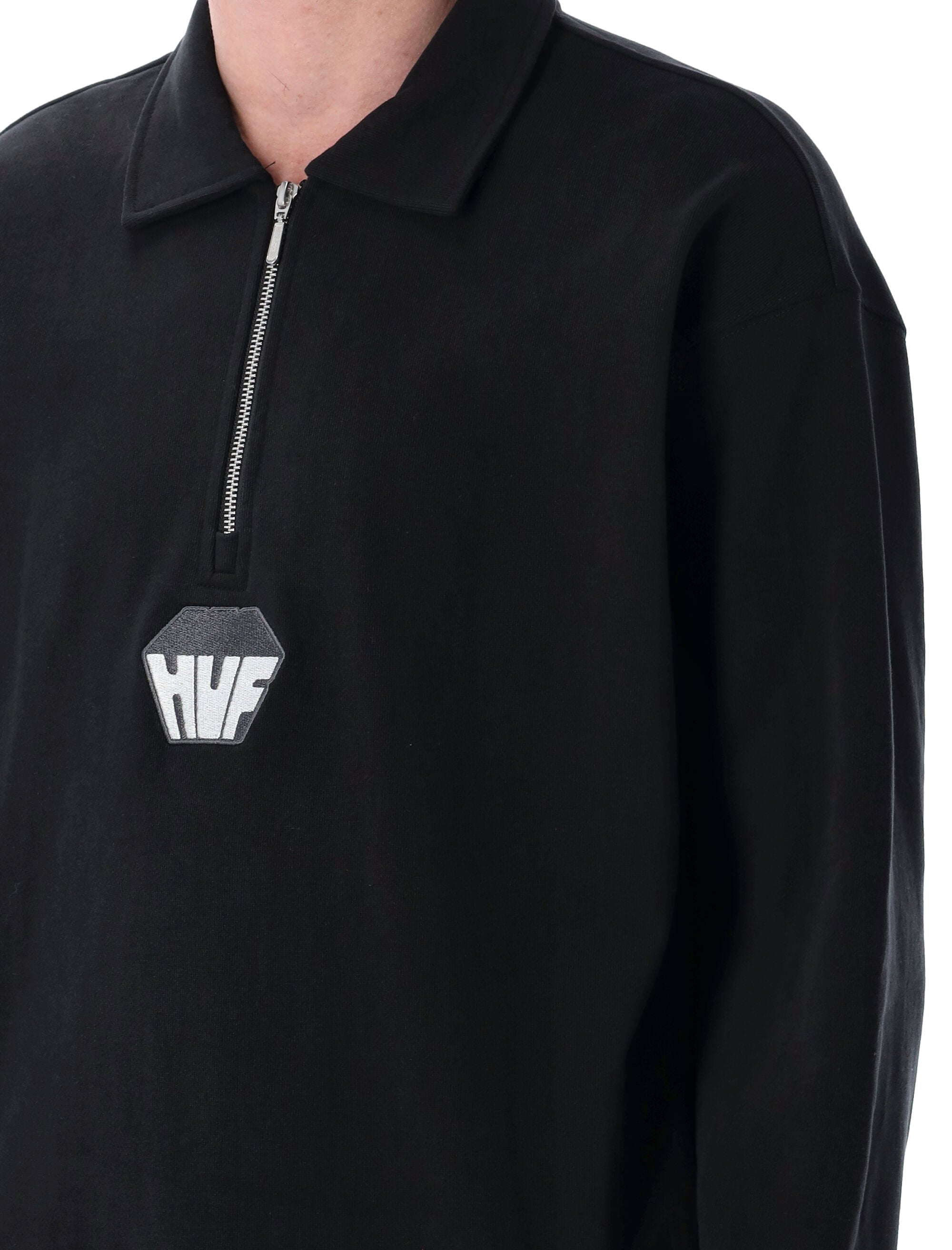 HUF Big Block ¼ Zip French Terry Sweatshirt for Men