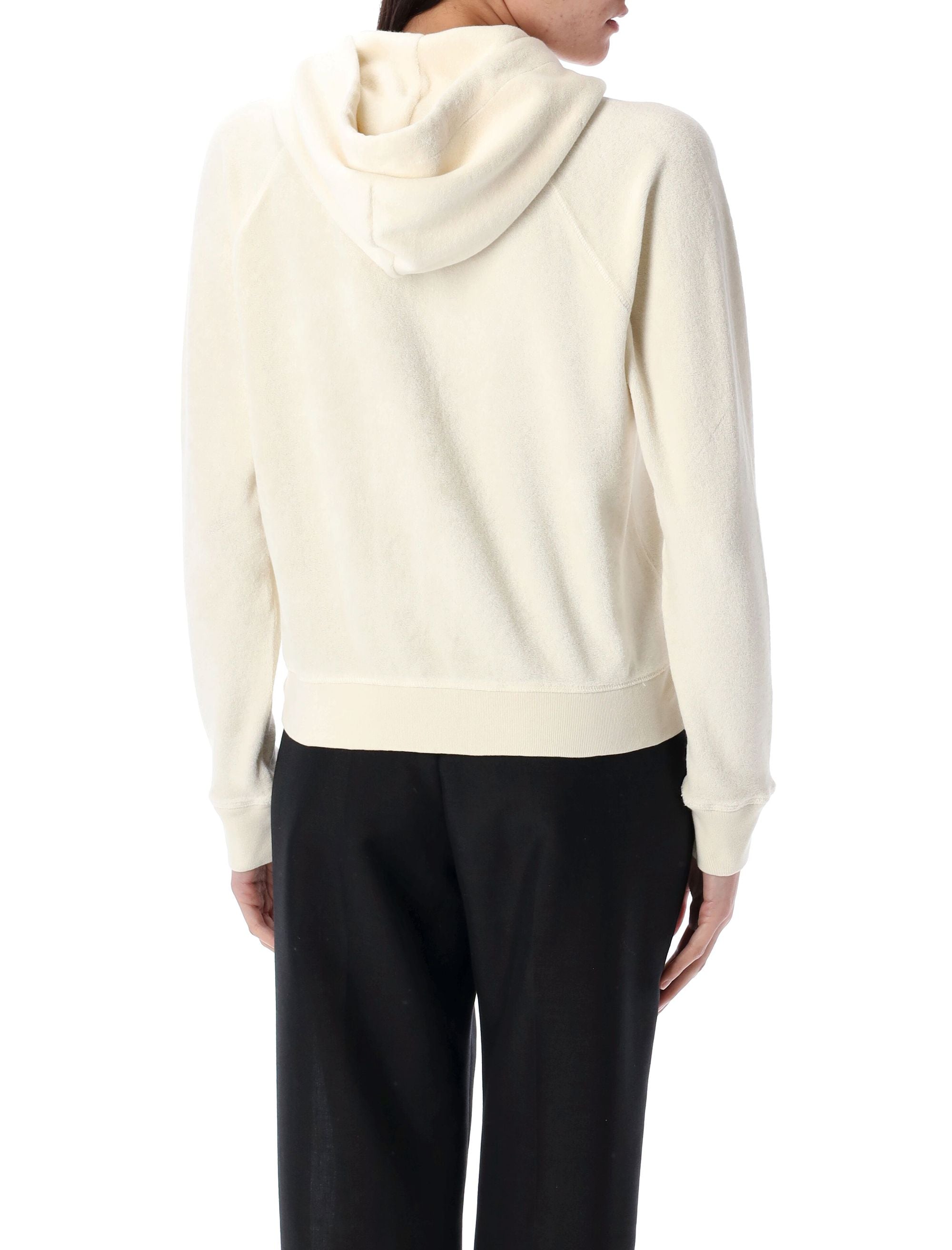 TOM FORD Women's Towelling Zip Hoodie - Size S