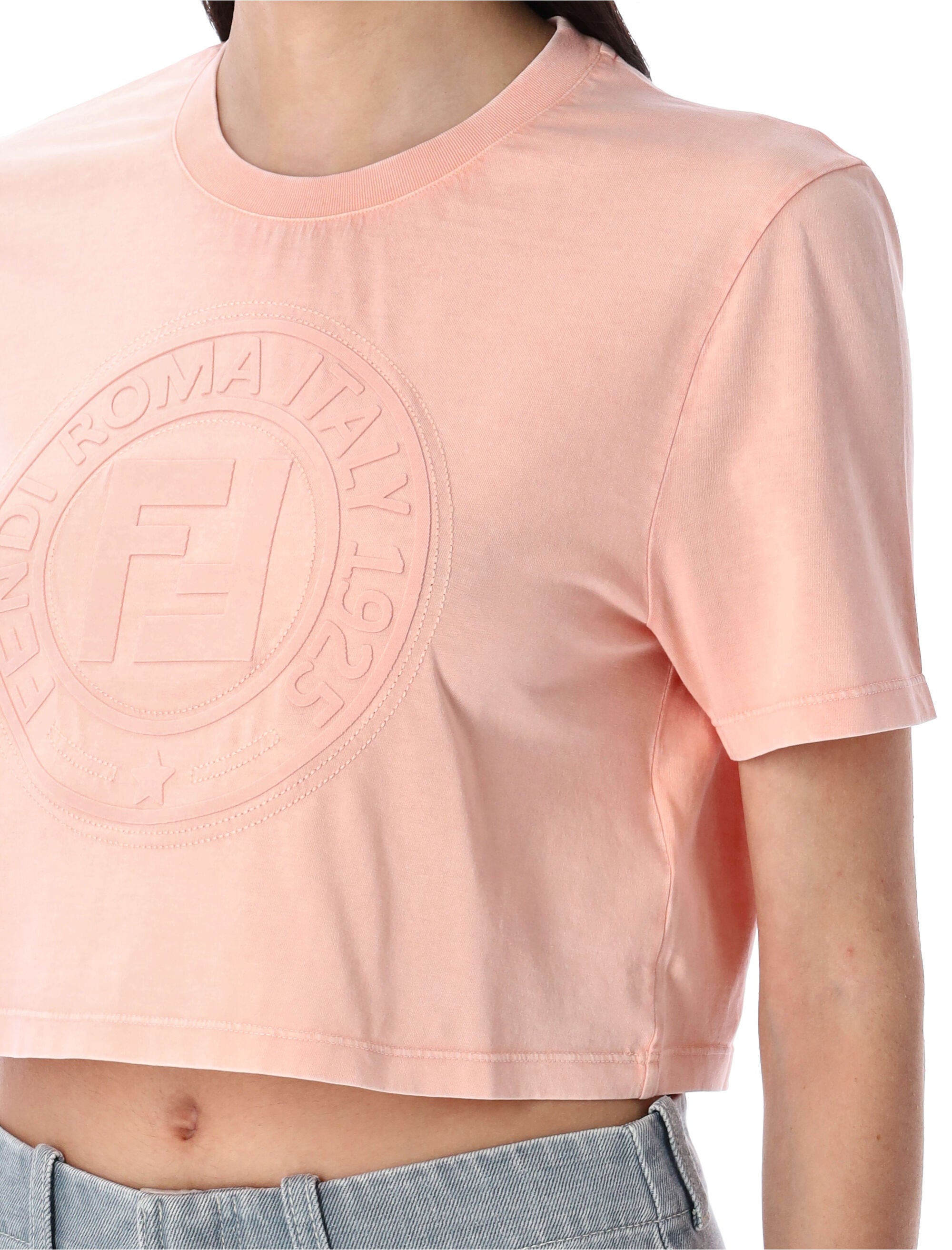 FENDI Mini Cropped T-Shirt