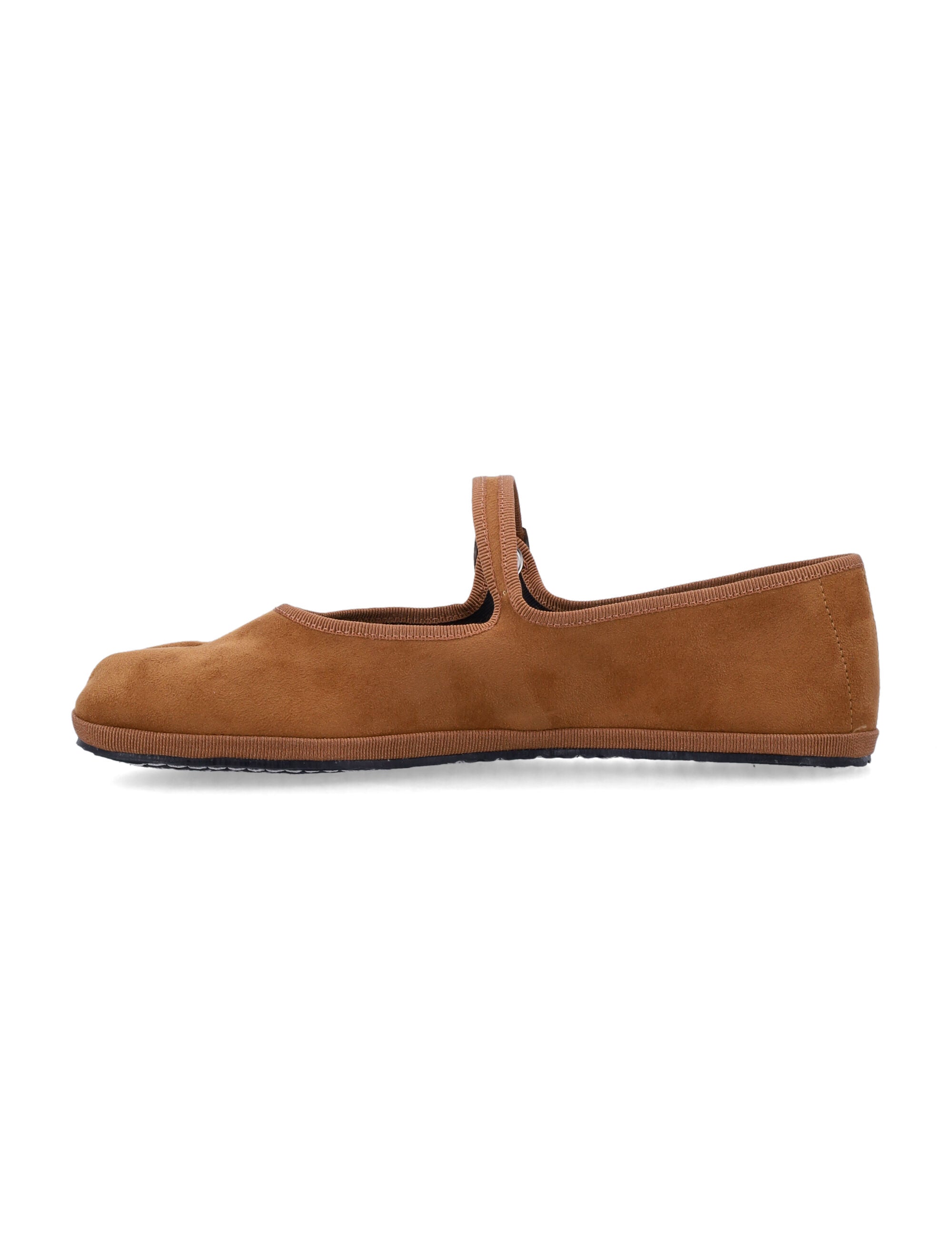 DROGHERIA CRIVELLINI Soft Mary Jane Flat with Tab Toe