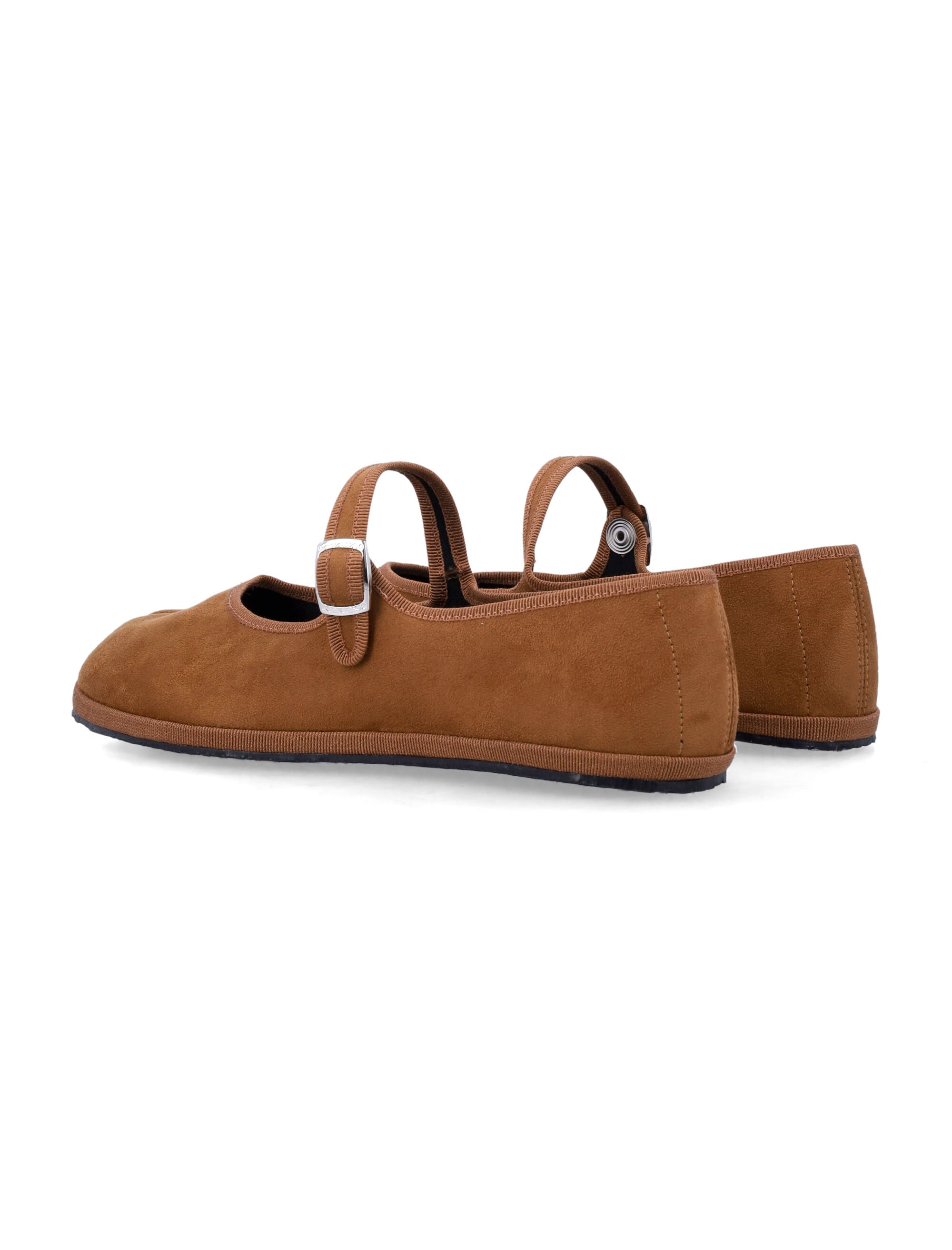 DROGHERIA CRIVELLINI Soft Mary Jane Flat with Tab Toe