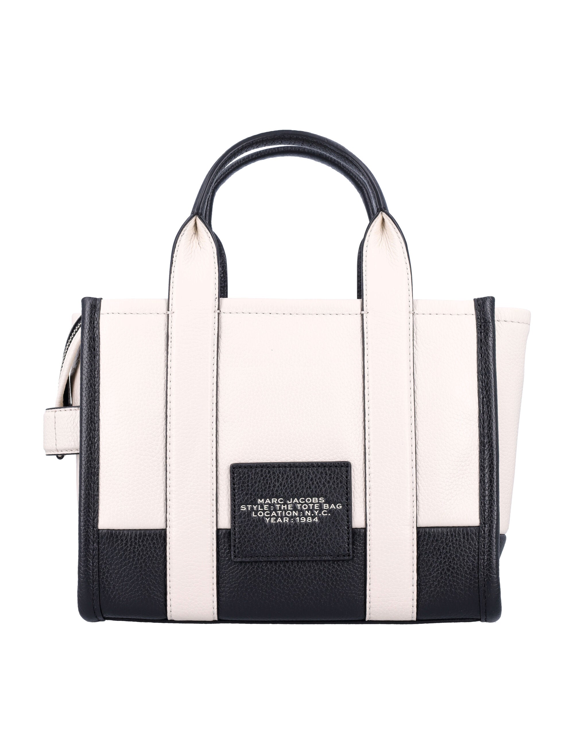 MARC JACOBS Mini Bicolor Leather Tote Handbag