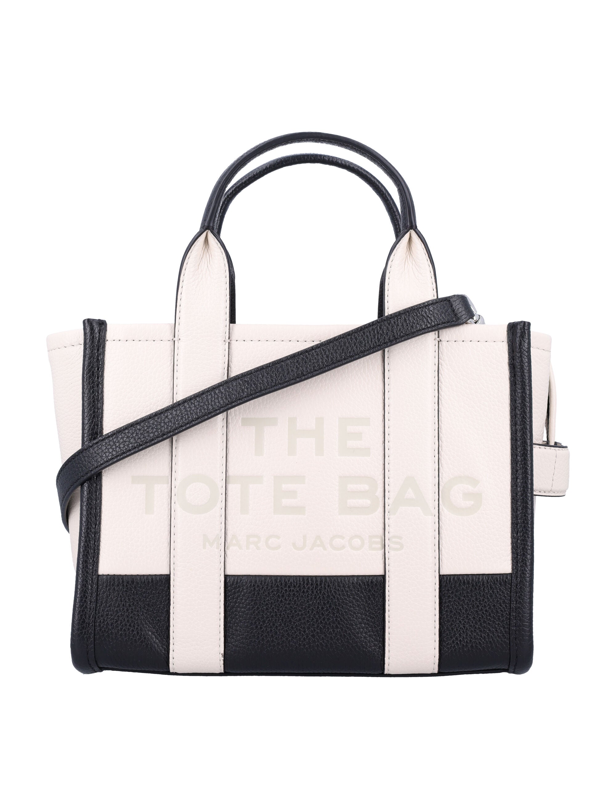 MARC JACOBS Mini Bicolor Leather Tote Handbag