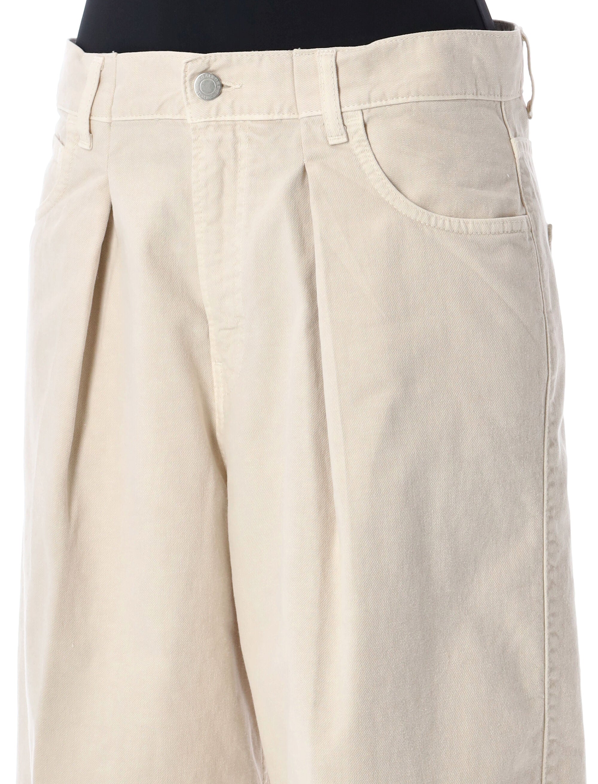 HAIKURE Voluminous Pleated Twill Pants - Size 26