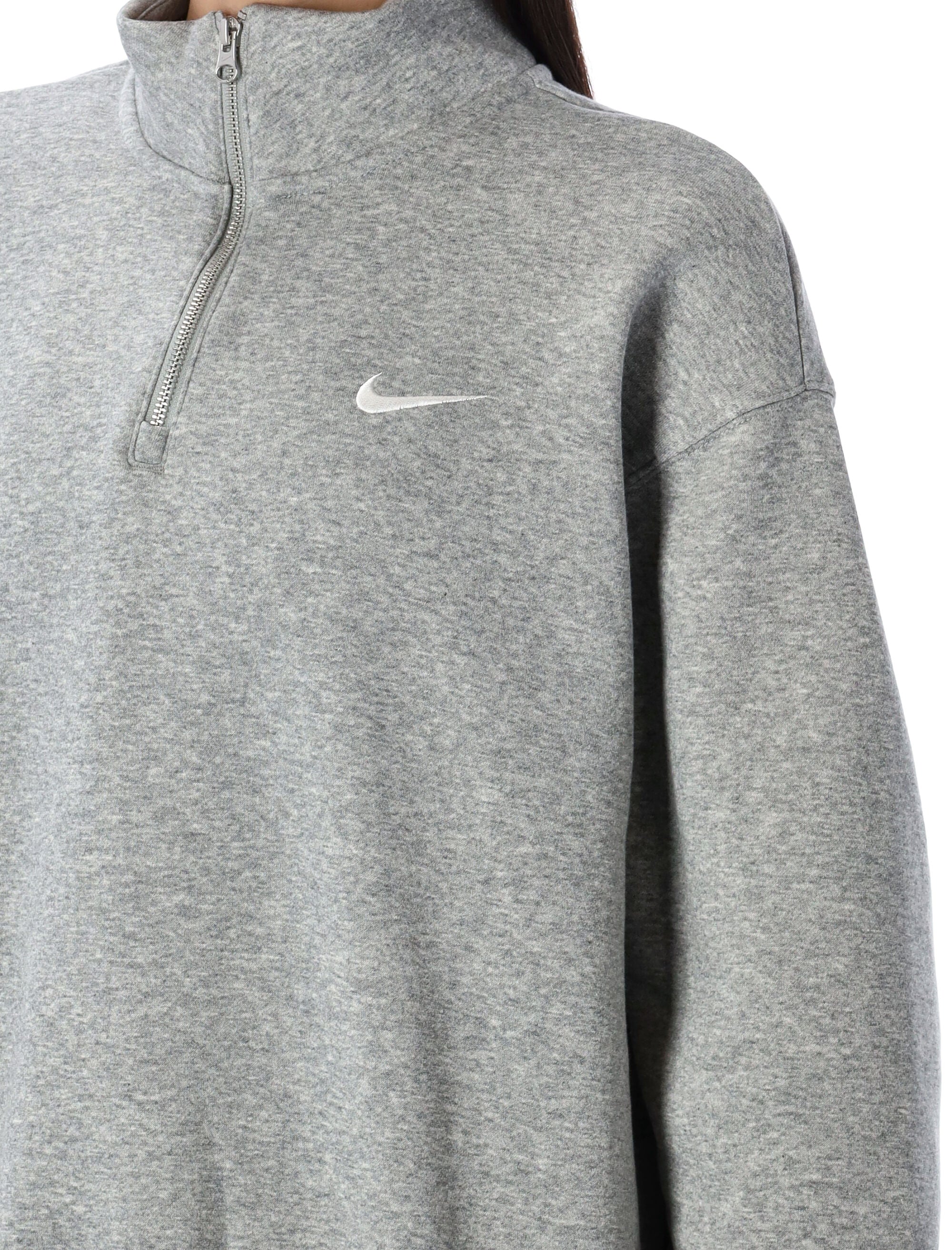 NIKE Women’s ¼ Zip Phoenix Fleece Sweatshirt - Oversized Fit