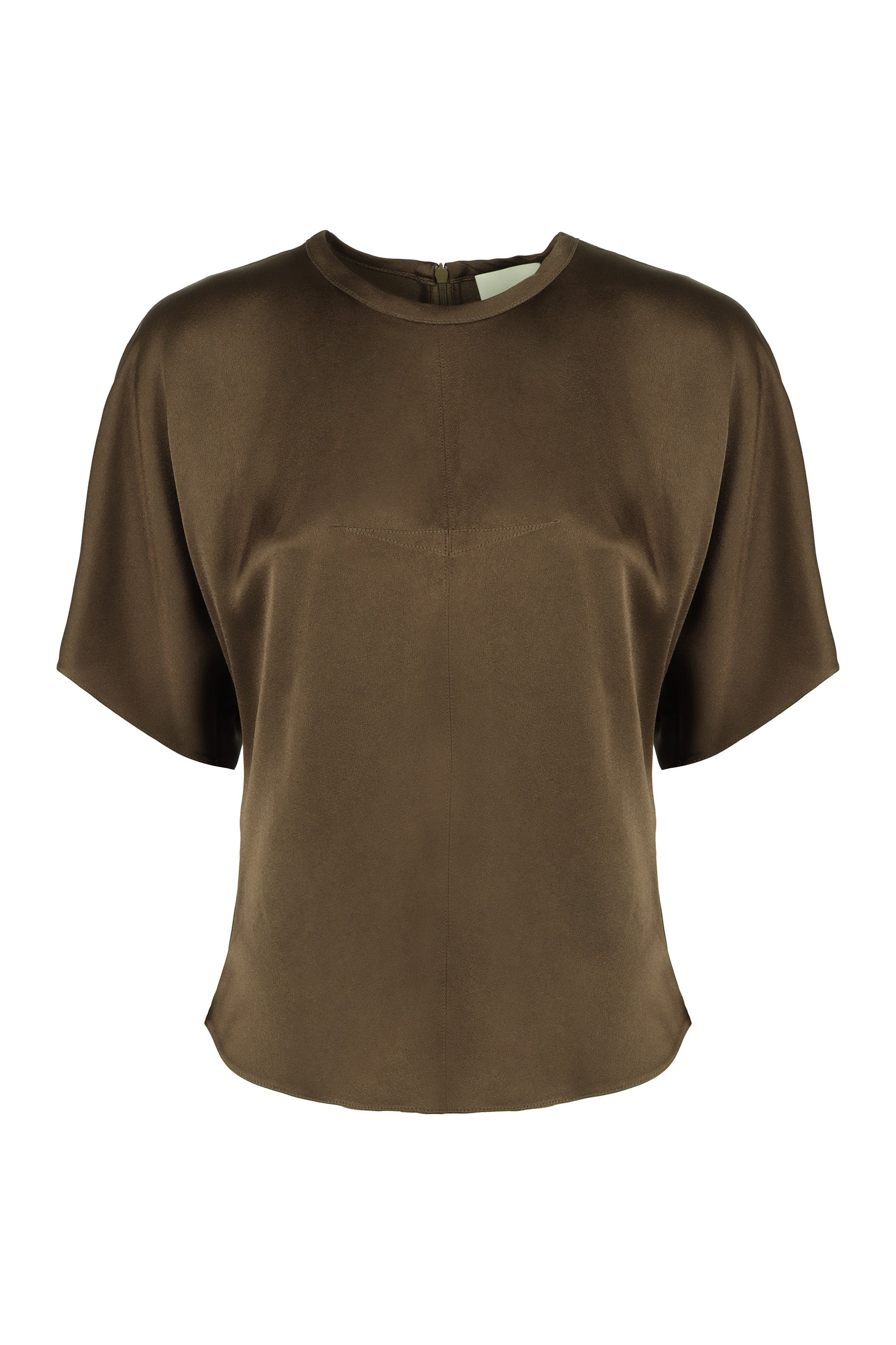 Isabel Marant Viscose Top with Concealed Back Zipper Closure