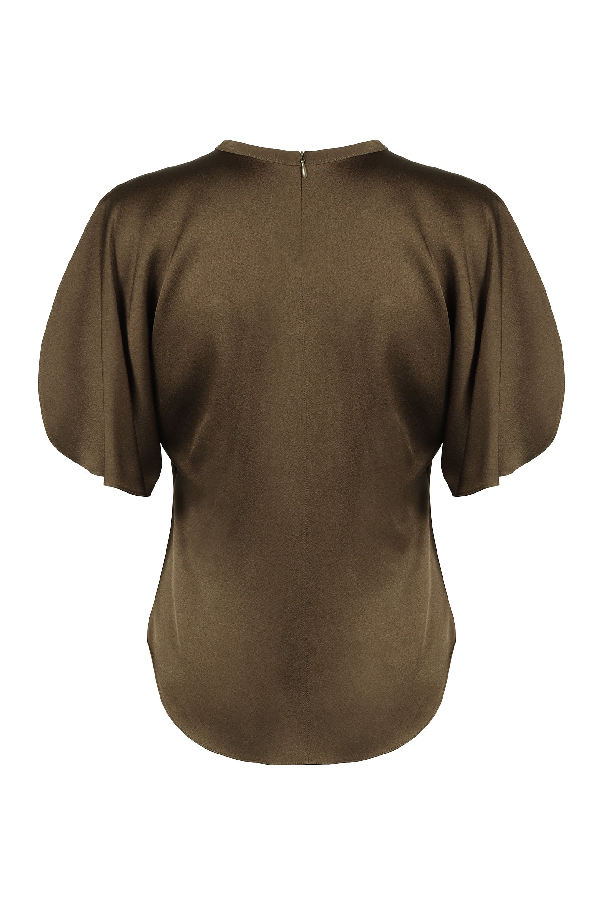 Isabel Marant Viscose Top with Concealed Back Zipper Closure