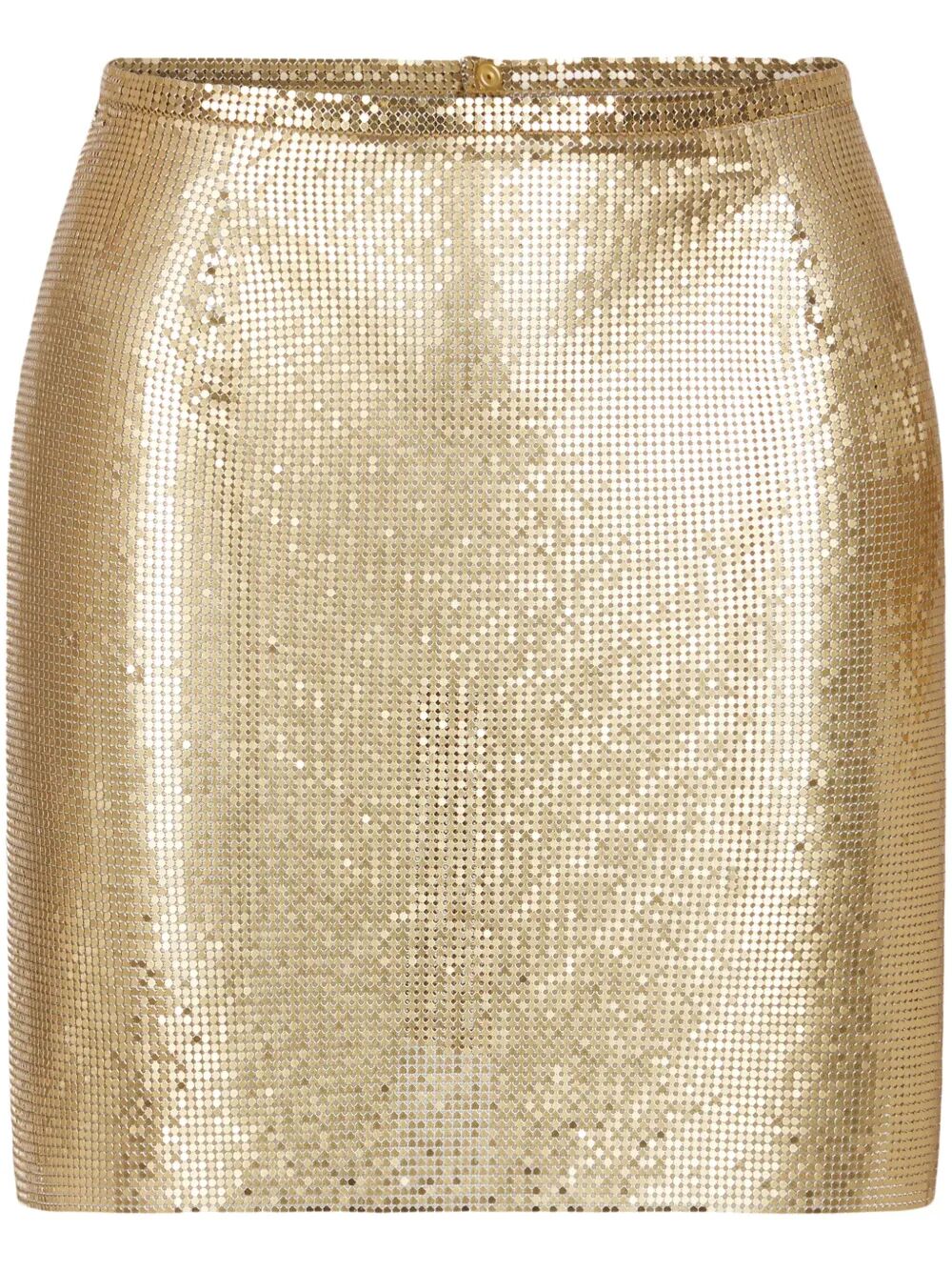 PACO RABANNE Mini Metallic Skirt for Women